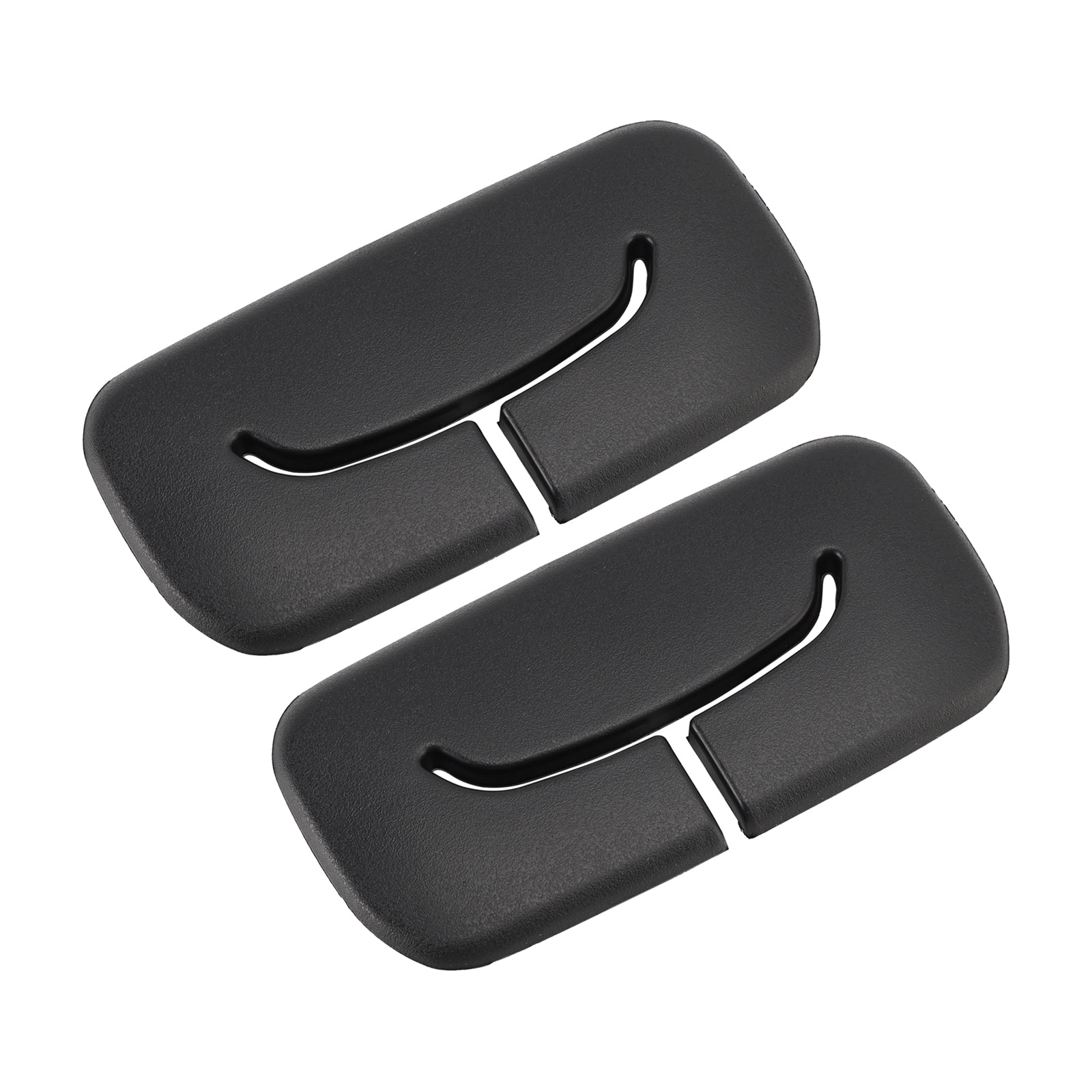 2X Rear Black Seat Belt Bezel 1AP31DX9AA For Jeep Wrangler JK 2011-2018