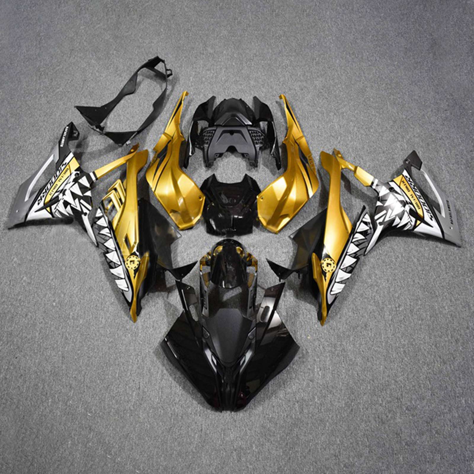 2019-2022 BMW S1000RR Amotopart Injection Fairing Kit Bodywork Plastic ABS #115