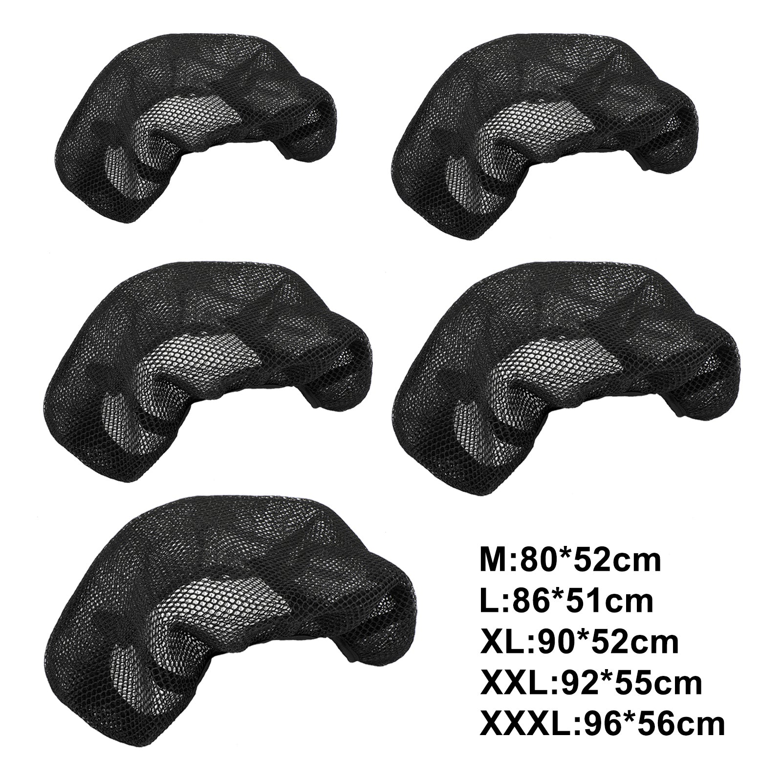 Heat-Resistant Net Seat Mesh Cover Universal For Motorcycle Scooter Motorbike XXXL