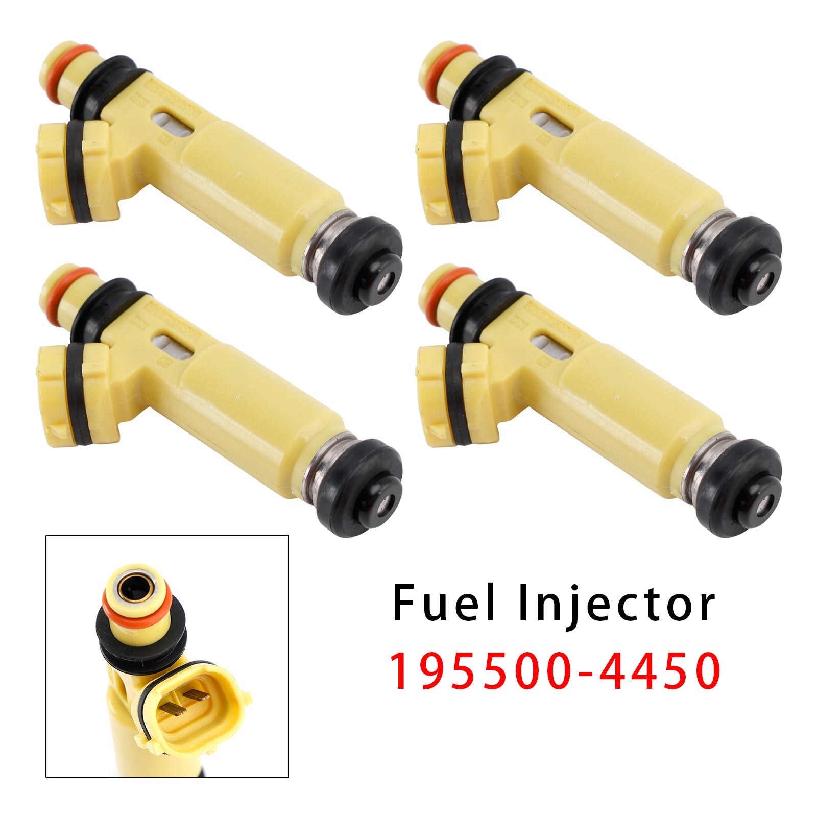 4Pcs Fuel Injector For MAZDA MX-5 Miata RX-8 RX-7 1.3 1.8L 2.0L 195500-4450