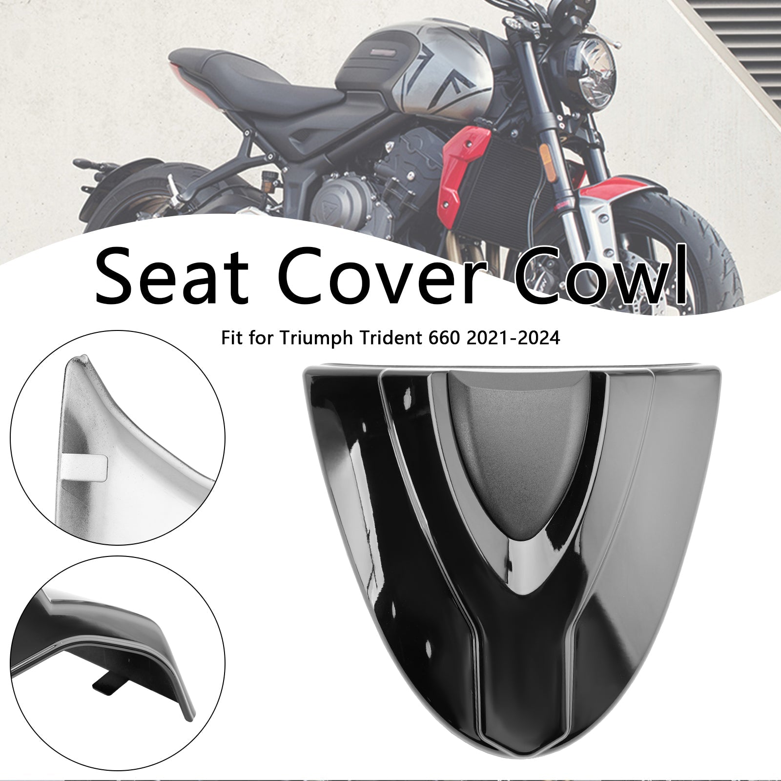 2021-2024 Trident 660 Tail Rear Seat Cover Fairing Cowl