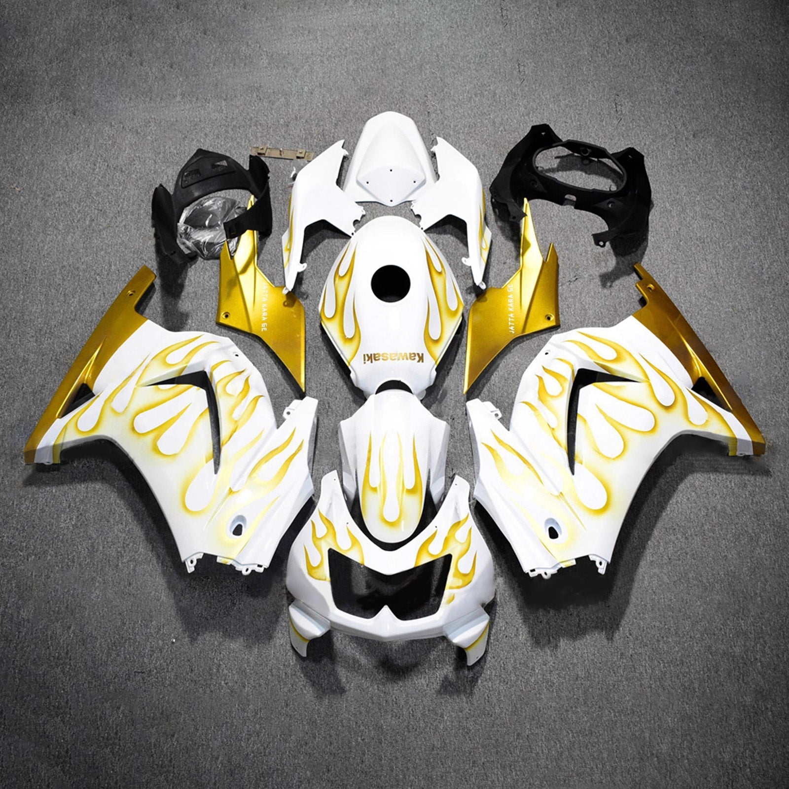 Injection Fairing Kit Bodywork Plastic ABS fit For Kawasaki EX250 Ninja250R 2008-2012