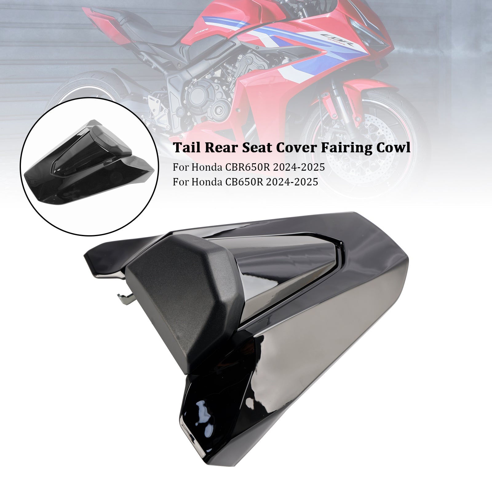 2024-2026 Honda CBR650R CB650R Rear Tail Seat Fairing Cover