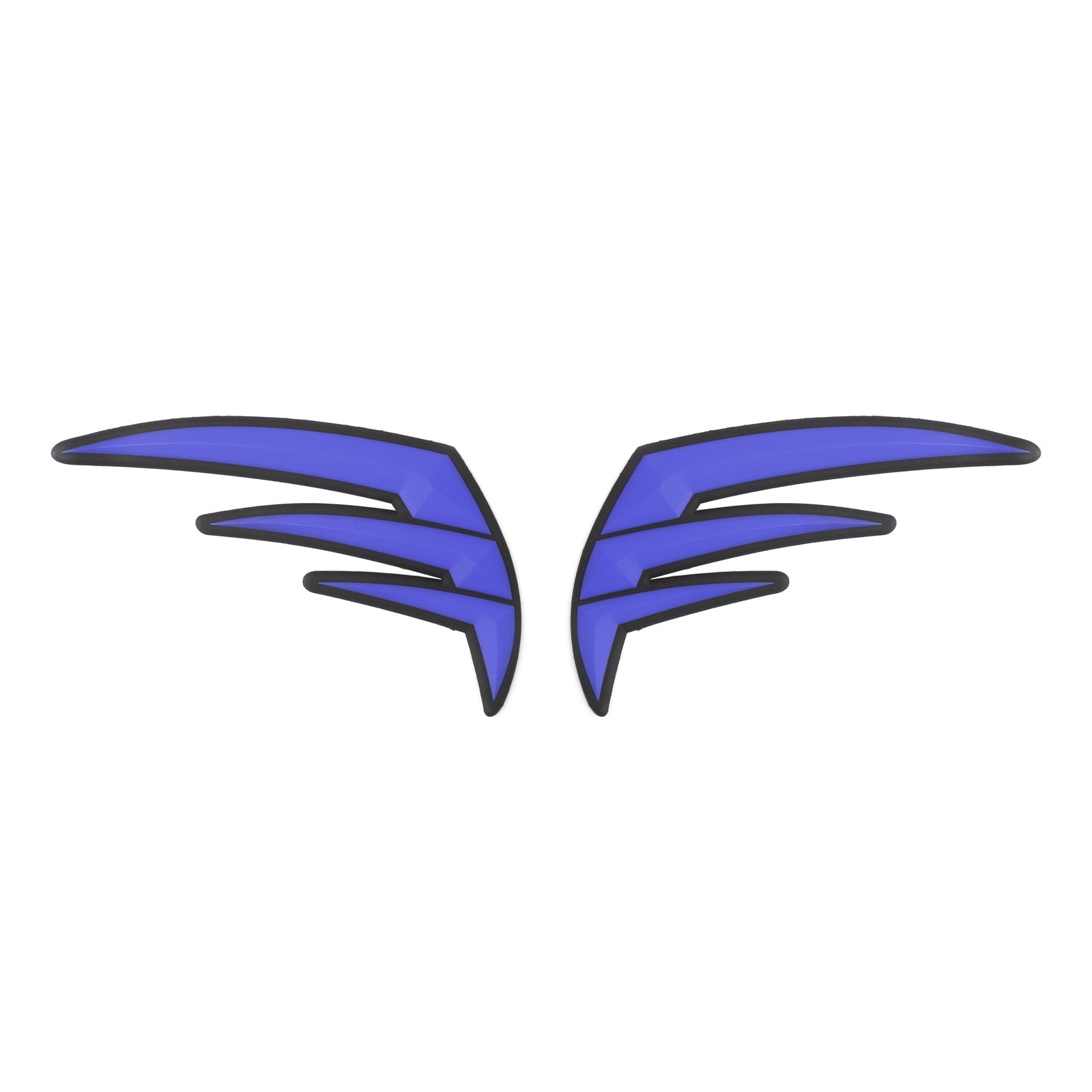 Black-Blue Motorcycle Motorbike Gas TANK PAD Guard Decal Protector Sticker