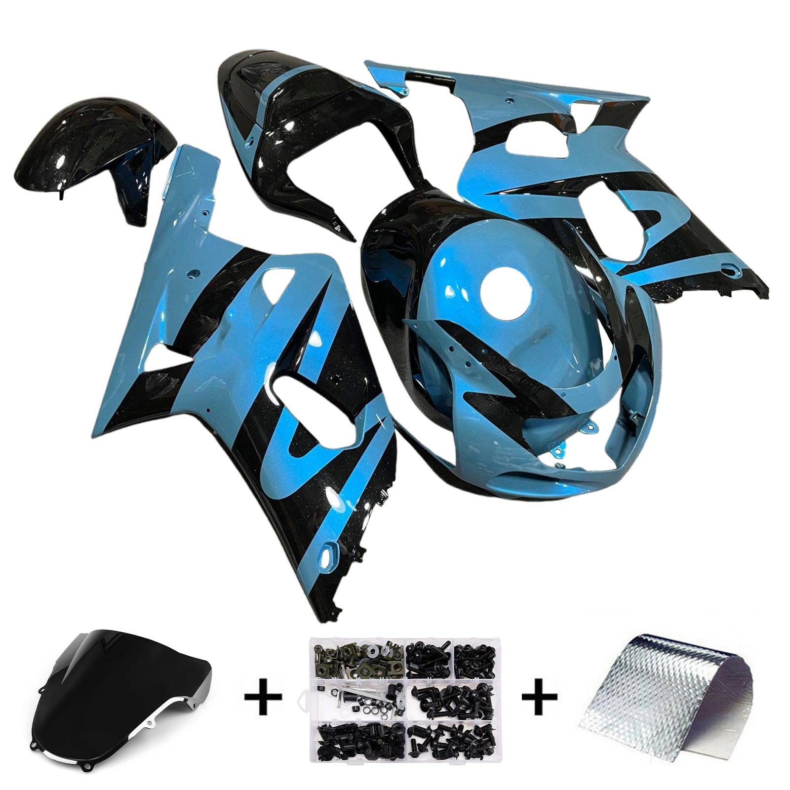 Injection Fairing Kit Bodywork For Suzuki GSXR600 2001-2003 GSXR750 2000-2003 K1