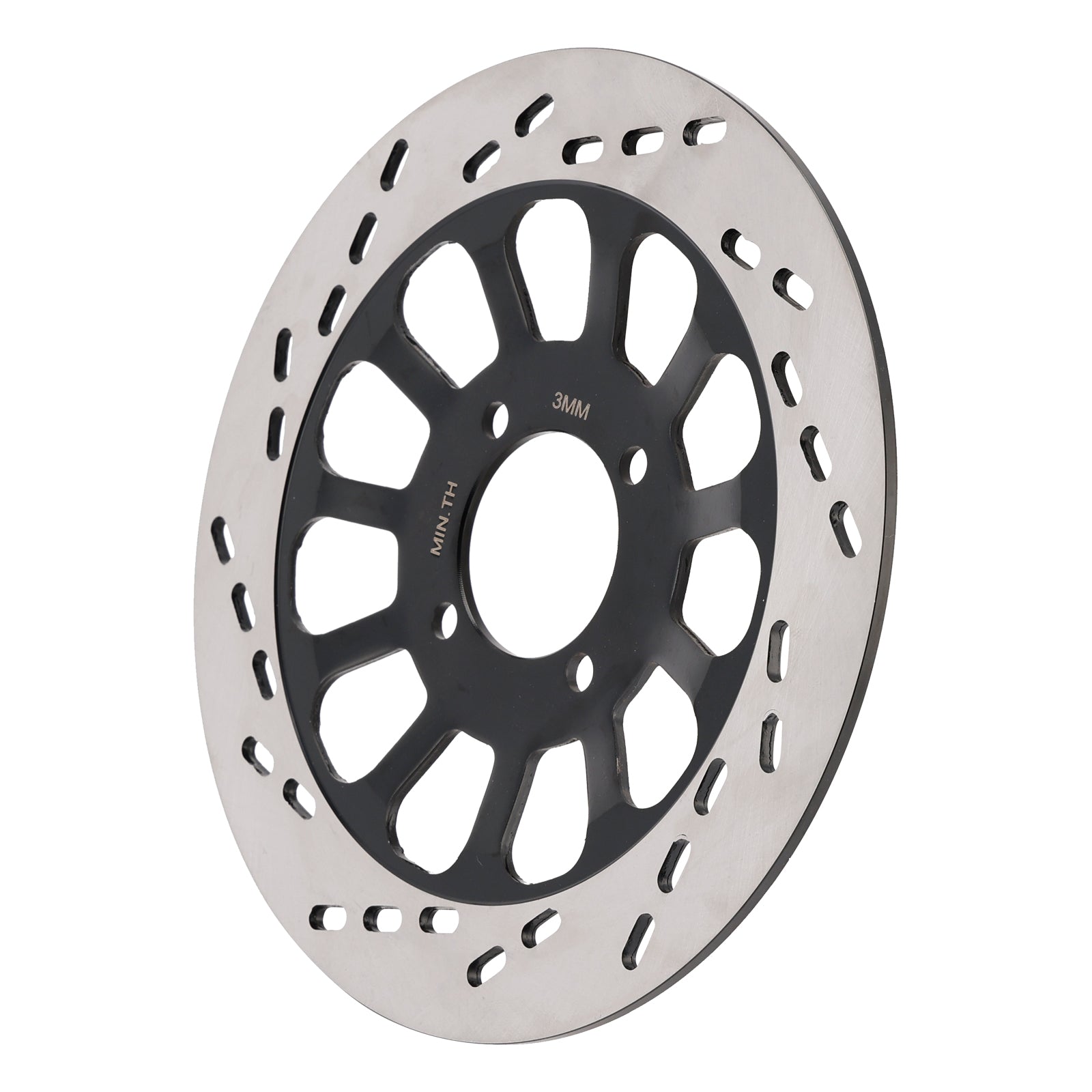Front Solid Brake Disc Rotor 220mm Fit For Suzuki GN125 NF41A 4T GN125E 1982-2001