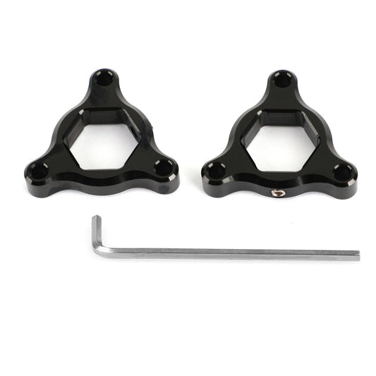 Aluminum Fork Preload Adjusters Fit For Triumph Daytona 675R 11-12 Yamaha YZF750 93-96 Suzuki TL1000S 97-01 Black