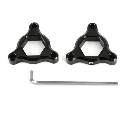 Aluminum Fork Preload Adjusters Fit For Honda XL600 VR-VX Transalp 94-99 Suzuki TL1000S 97-01 YZF750 93-96 Black