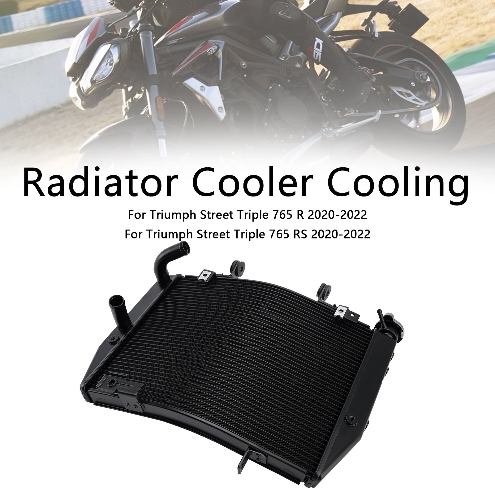 2020-2022 Triumph Street Triple 765 RS Radiator Cooling Engine Cooler