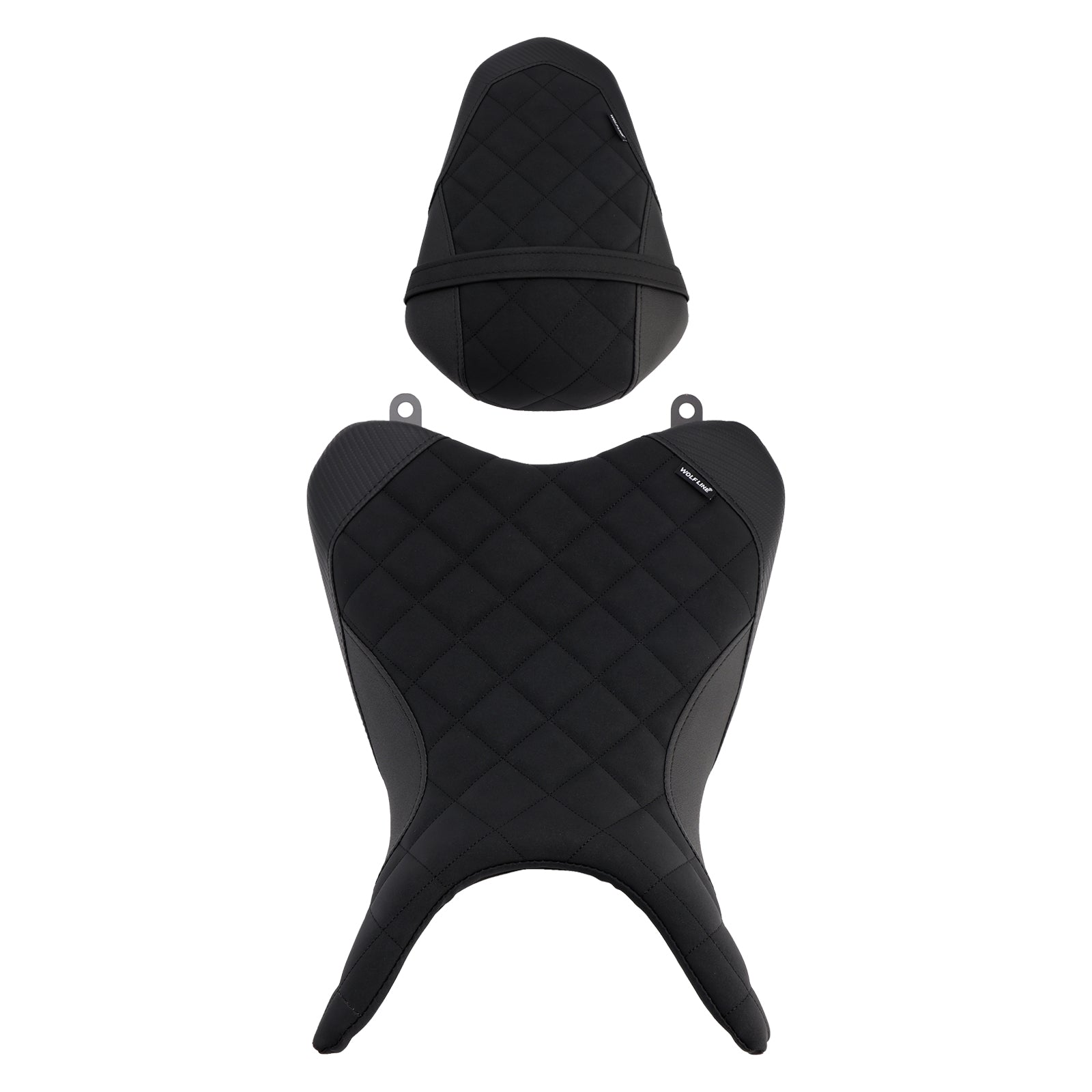 2025- For Yamaha Yzf-R3 2025- Mt-03 Driver&Passenger Seat Rear Cushion Black