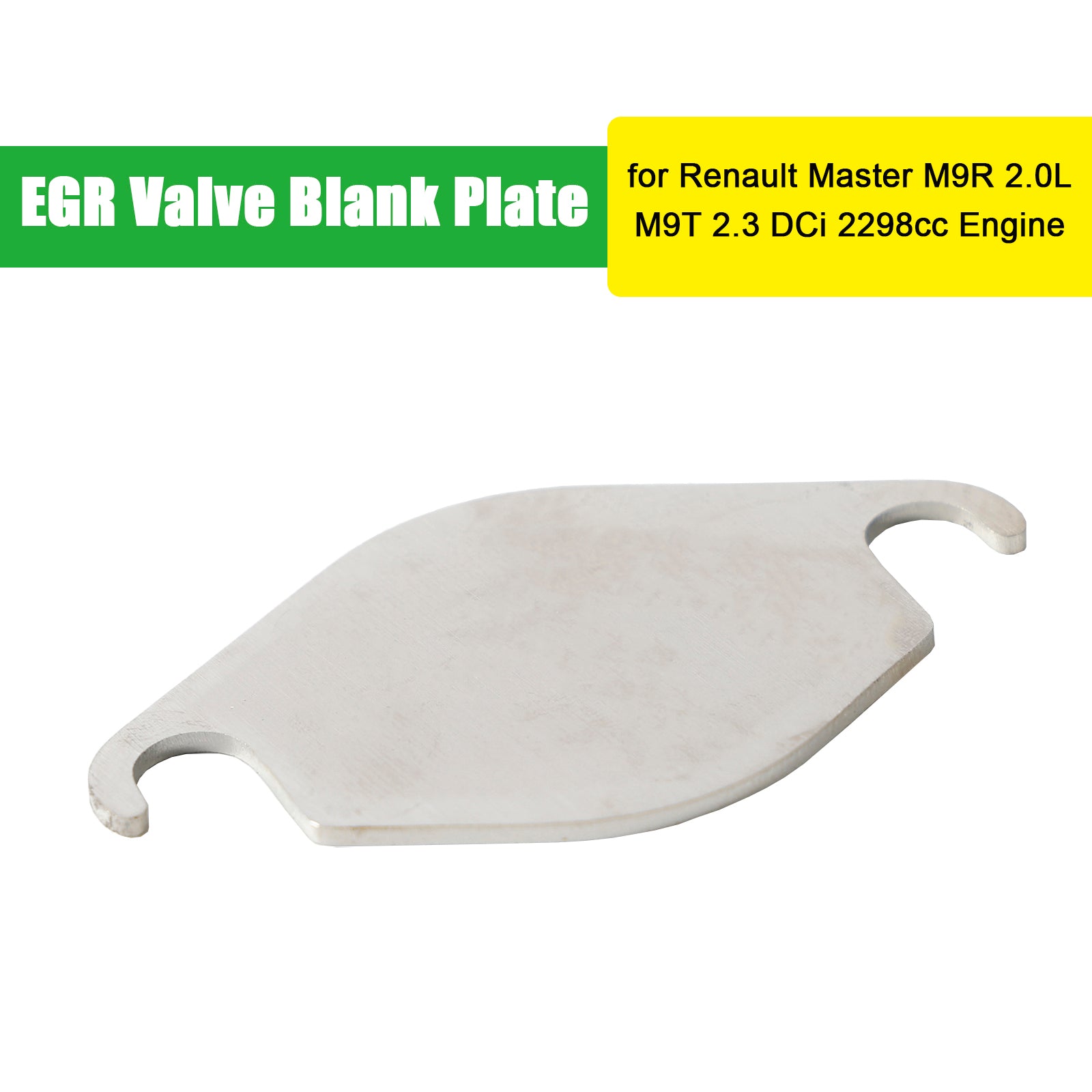 EGR Valve Blank Plate for Renault Master M9R 2.0L M9T 2.3 DCi 2298cc Engine
