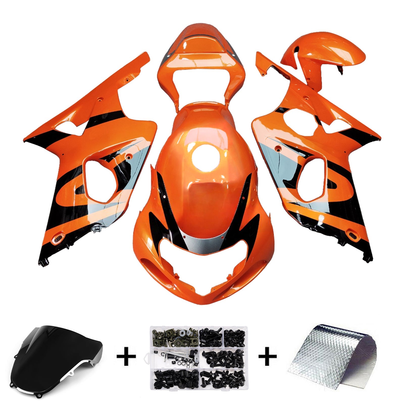 Injection Fairing Kit Bodywork Plastic ABS For Suzuki GSXR1000 2000-2002 K1 K2