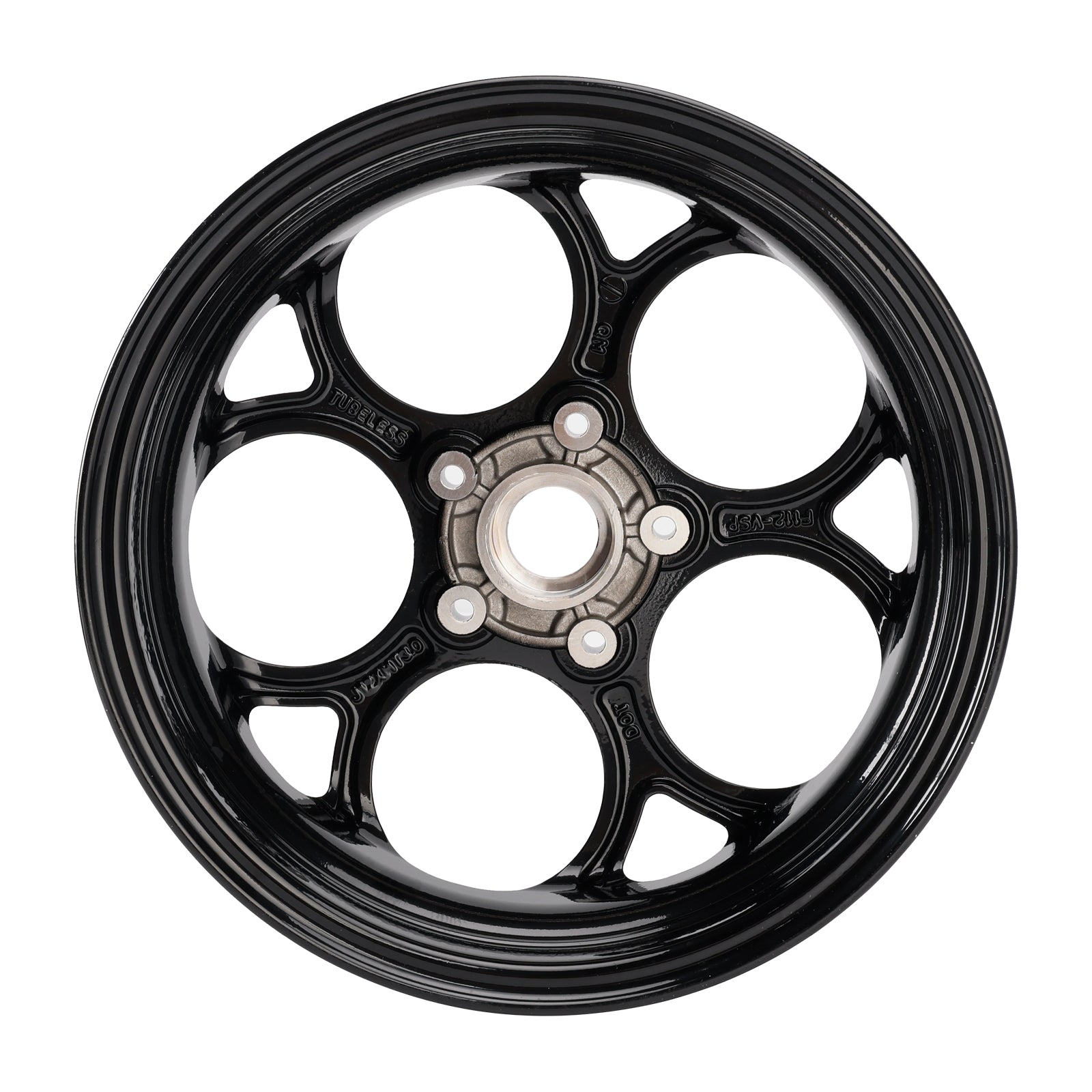 2014-2016 Vespa Sprint i.e. 3V / Sport 150 4T AC 3.0x12" Front + Rear Tubeless Wheel Rim Set