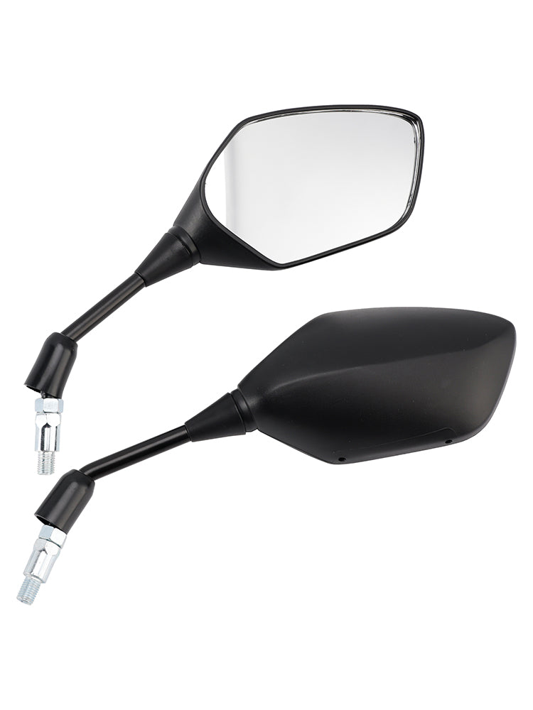 BLACK PAIR REAR VIEW MIRRORS 10MM FOR HONDA VFR800X CROSSRUNNER 2011-2017