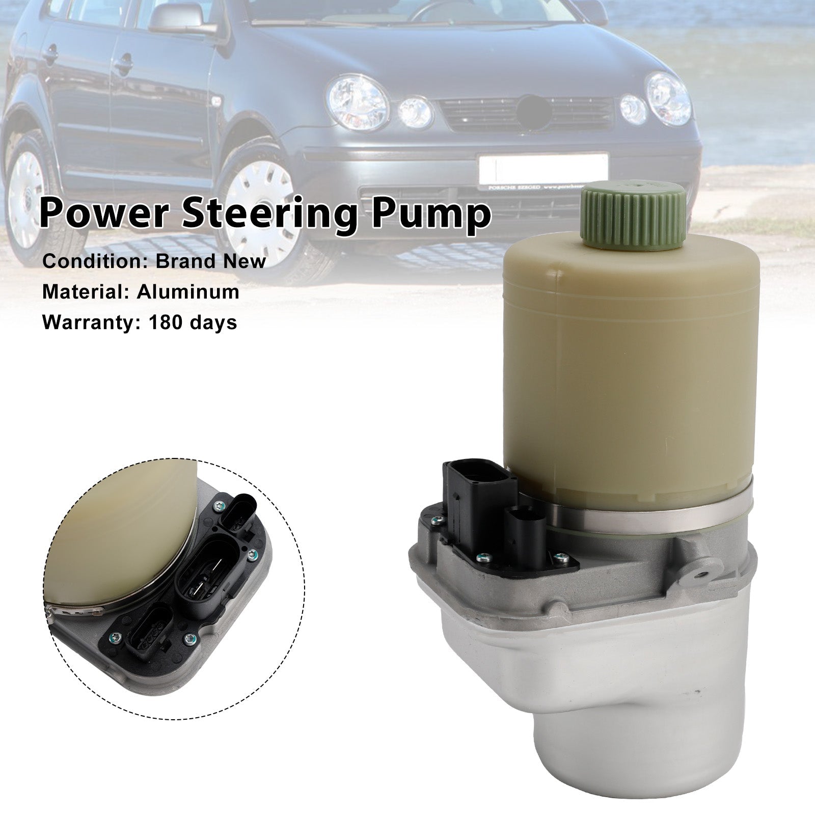 2003-2009 Seat Ibiza Power Steering Pump 6Q0423156AB 6Q0423156AB