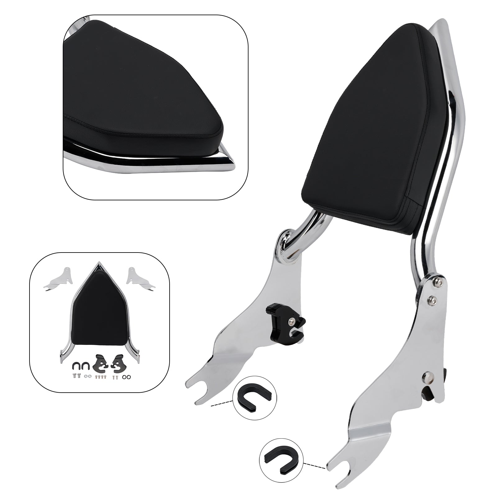 2009-2024 STREET GLIDE FLHX Passenger Sissy Bar Backrest