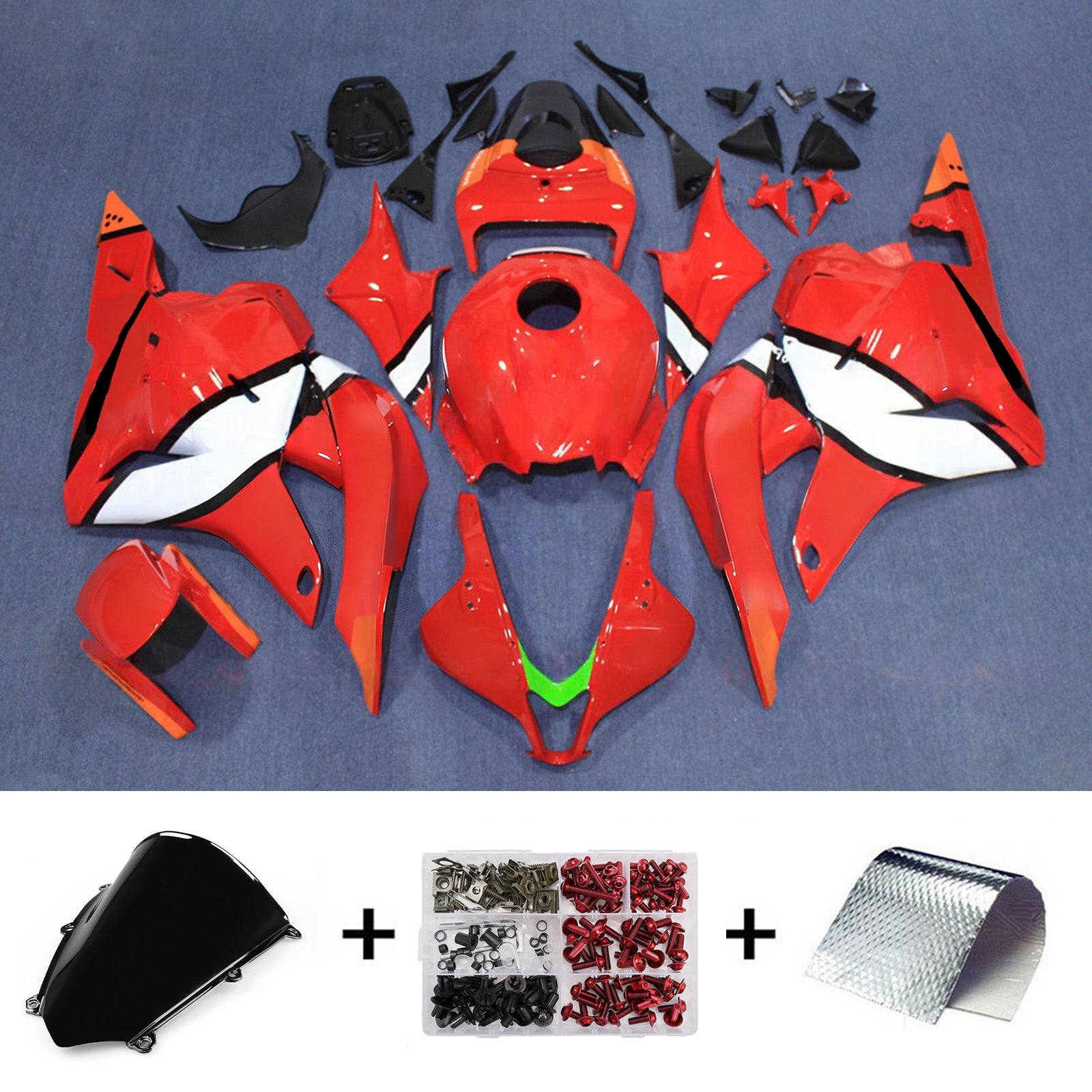 Injection Fairing Kit Bodywork Plastic ABS For Honda CBR600RR 2009-2012 F5