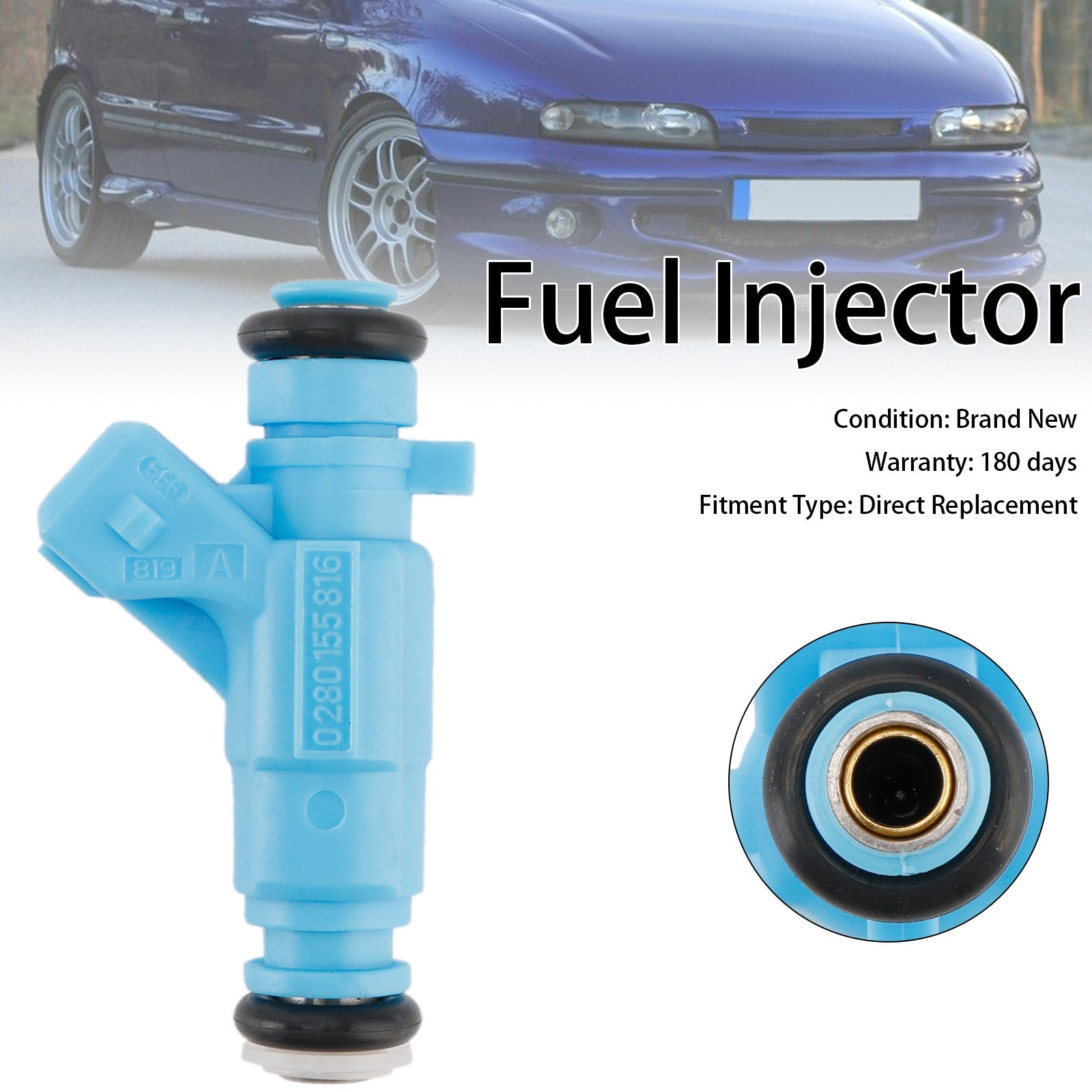 1PCS Fuel Injector 0280155816 Fit Fiat Brava Bravo I Palio Punto Siena Lancia Y