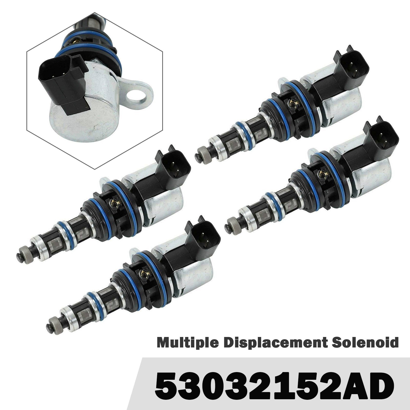 4x Multiple Displacement Solenoid 53032152AD for Jeep Chrysler 300C 5.7L