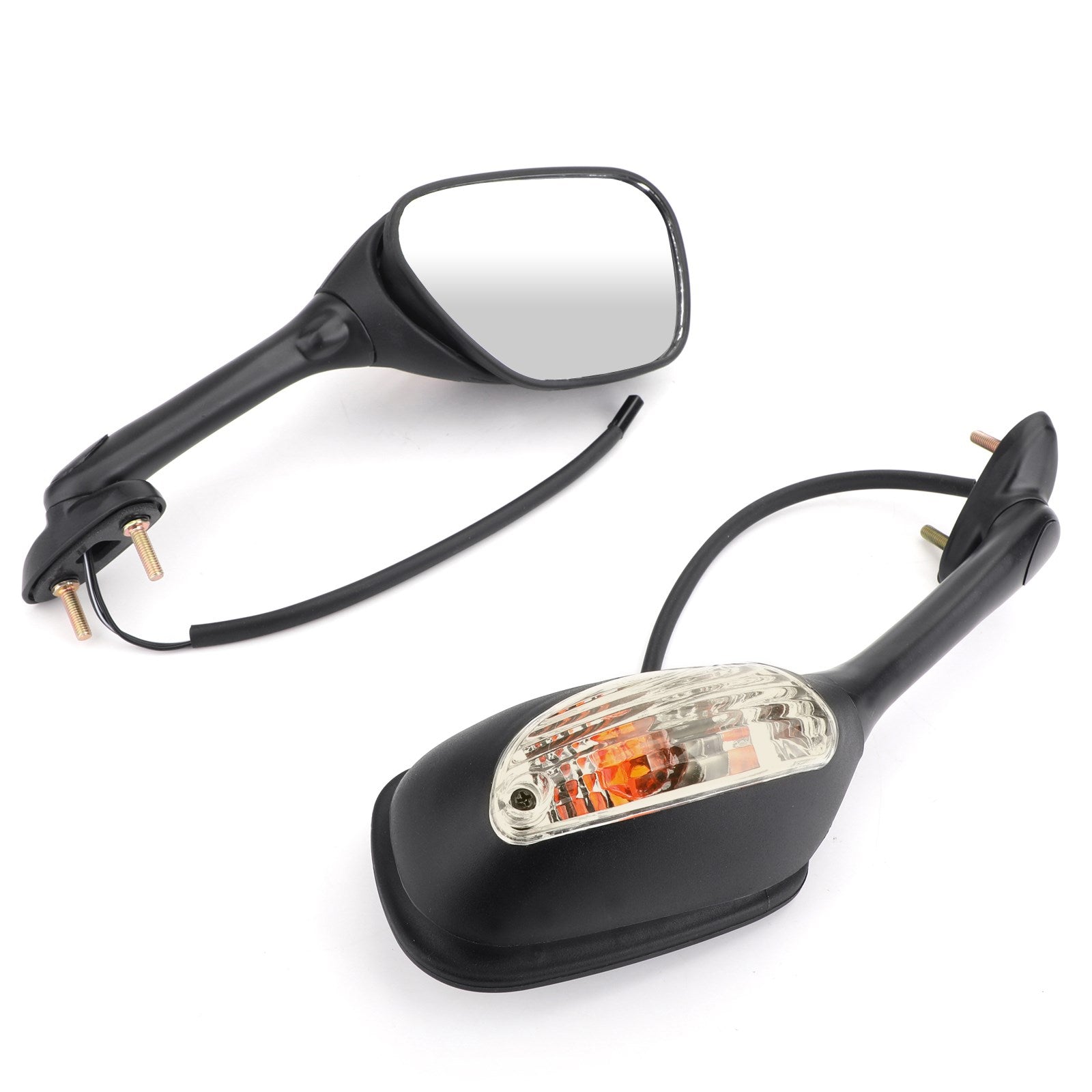 2006-2015 Suzuki GSXR 750 / GSX-R750 Rearview Side Mirrors w/Turn Signals