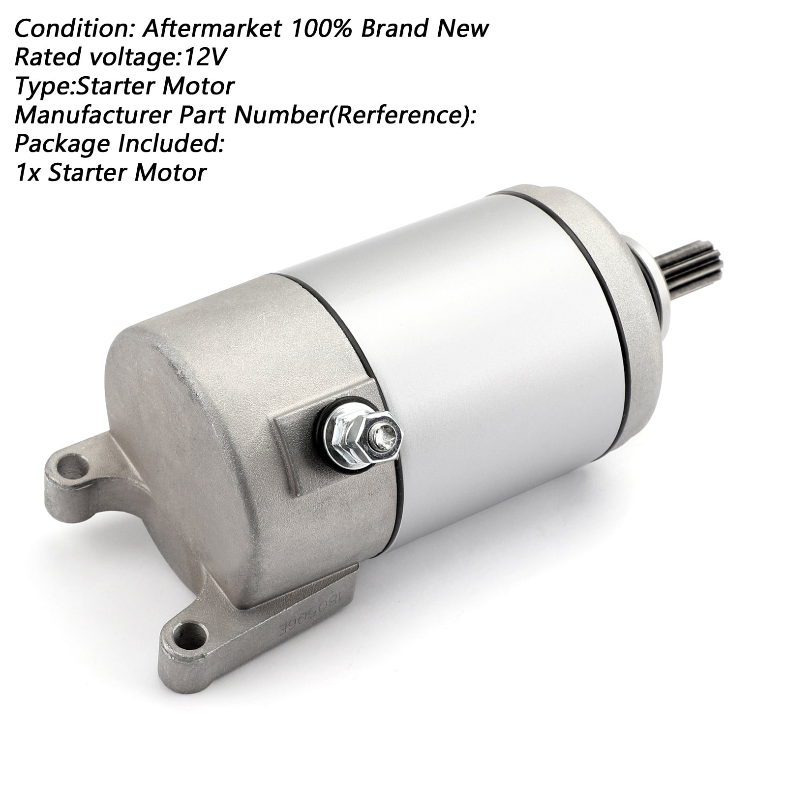 2007-2011 Yamaha YFM35F Kodiak 350 ATV Starter Motor 3HE-81890-00 Generic