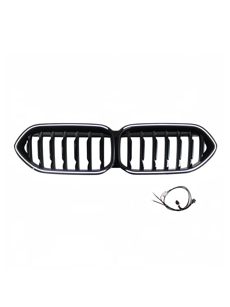 2020-2023 Fit BMW 2 Series F44 Coupe Gloss Black Front Bumper Grill Grille