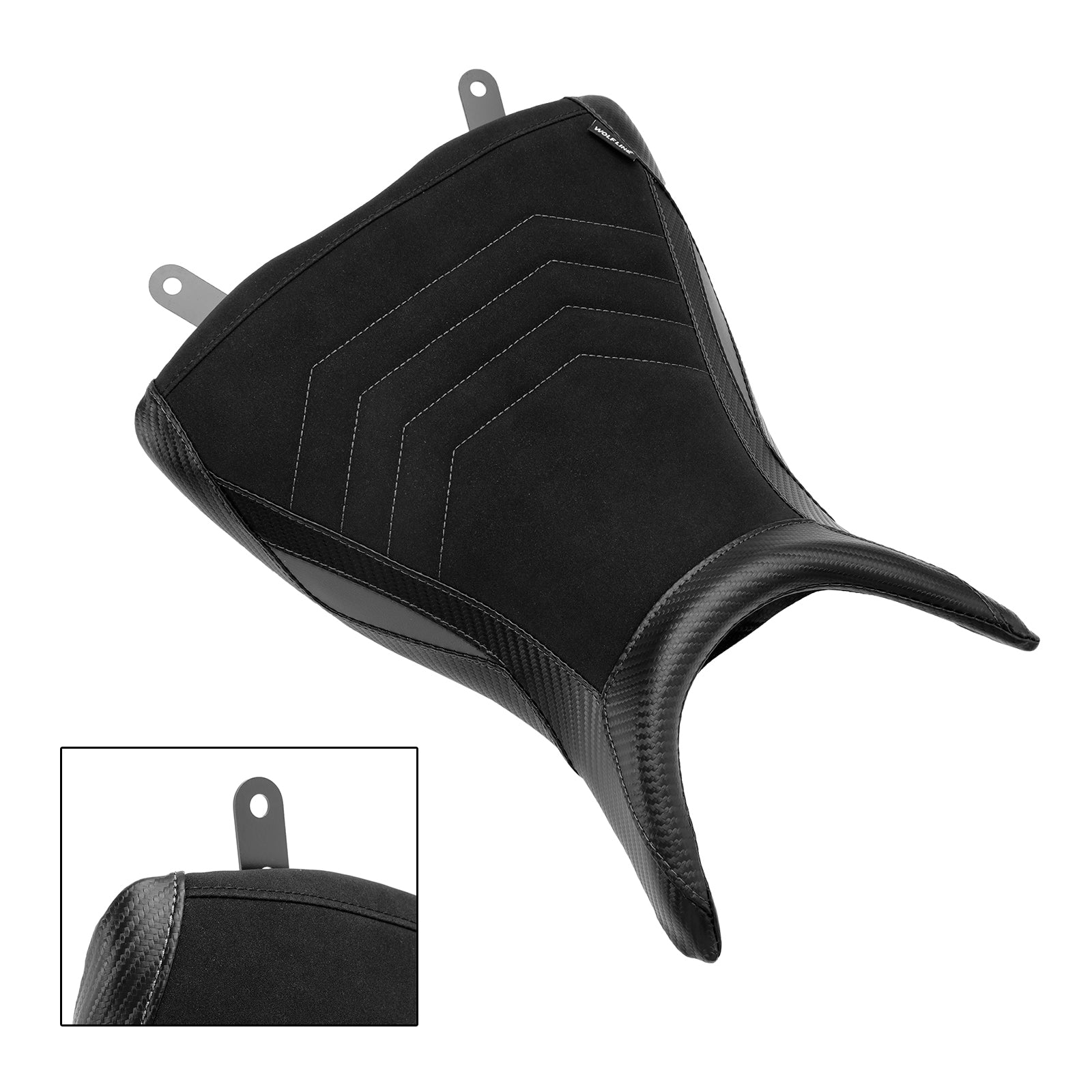 2015-2023 Yamaha Mt-03 Yzf-R3 Front Driver Raider Seat Pillion Saddle Gray