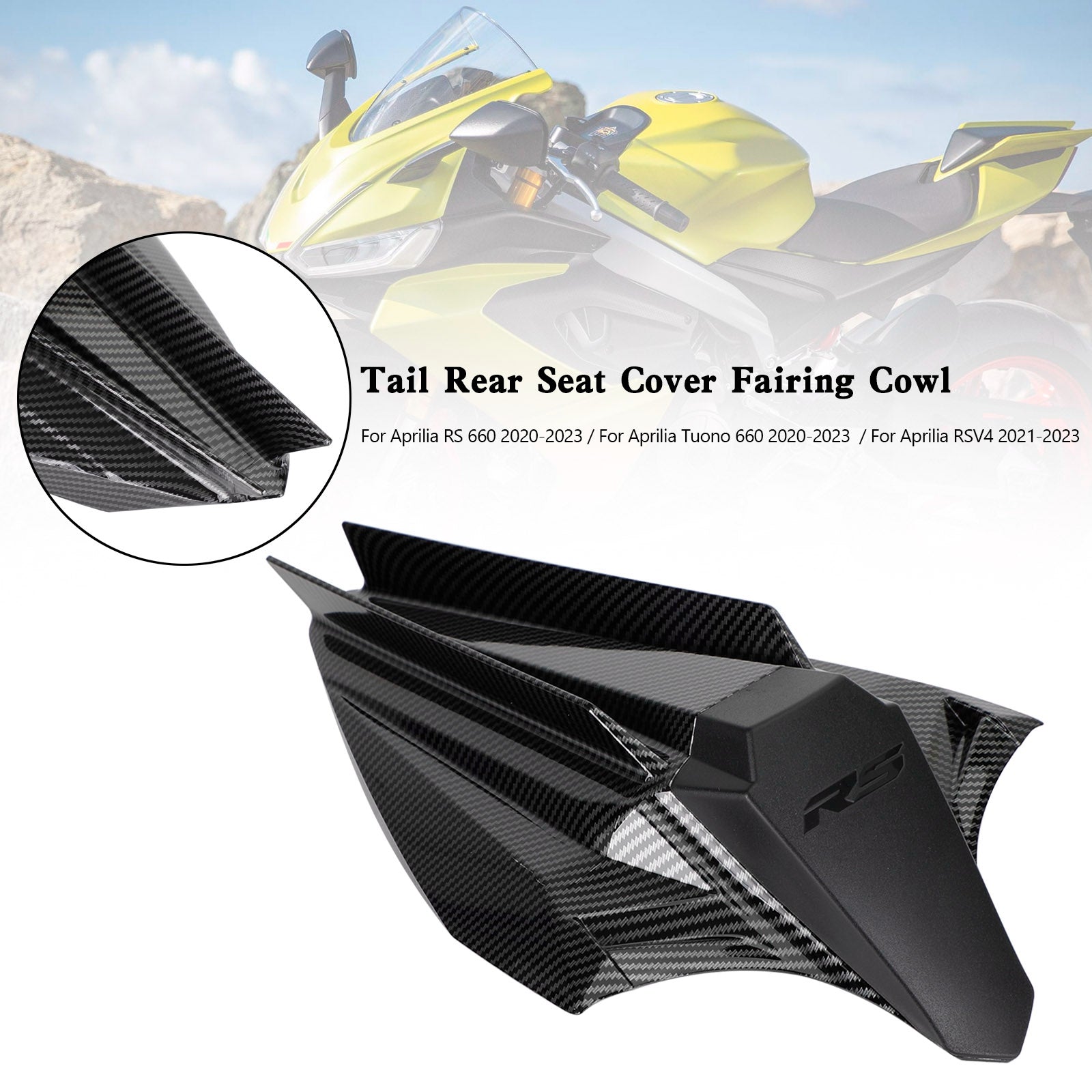 Aprilia Tuono660 RS660 2020-2026 Rear Seat Cover Fairing Cowl