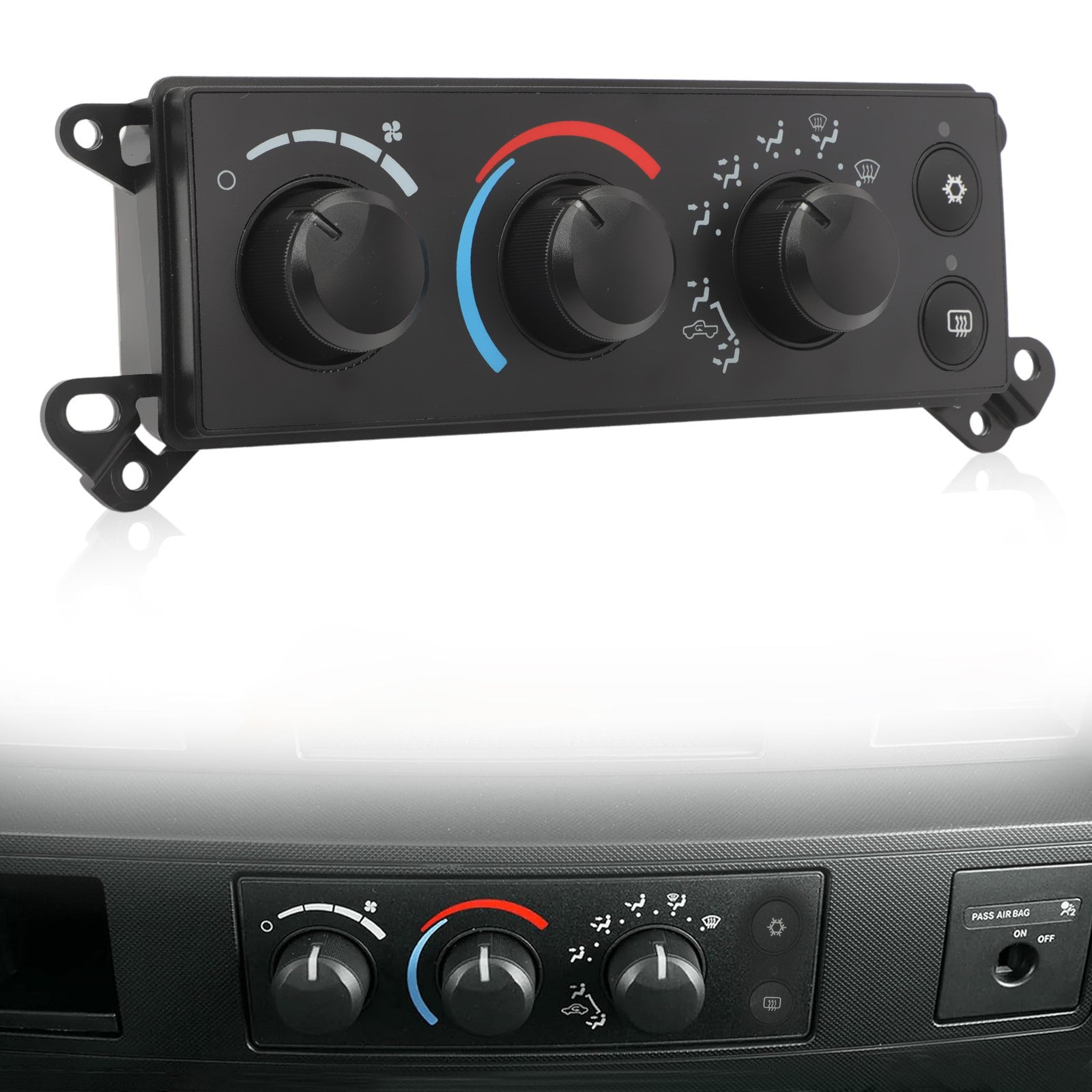 2008-2011 Dodge Dakota Temperature Heater Climate Control Module P55057079AB