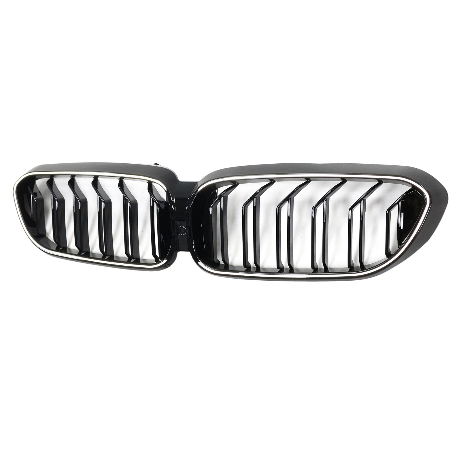 2017-2020 BMW 5 Series G30 G31 Double Slat Front Kidney Grille Gloss Black
