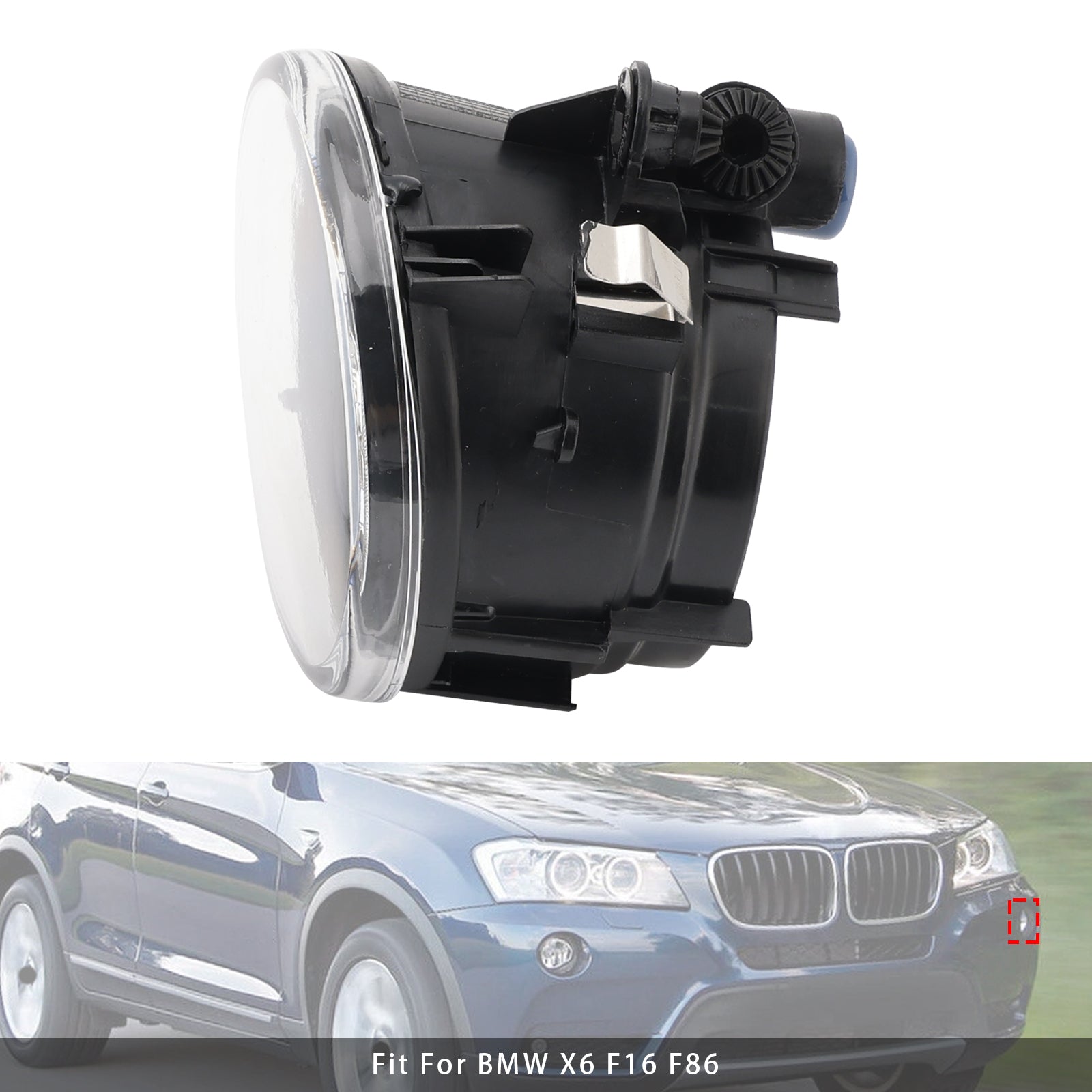 BMW X5 F15 F85 1 Pcs Front Left Fog Light Lamps Without Bulbs 63177238787 63177238788