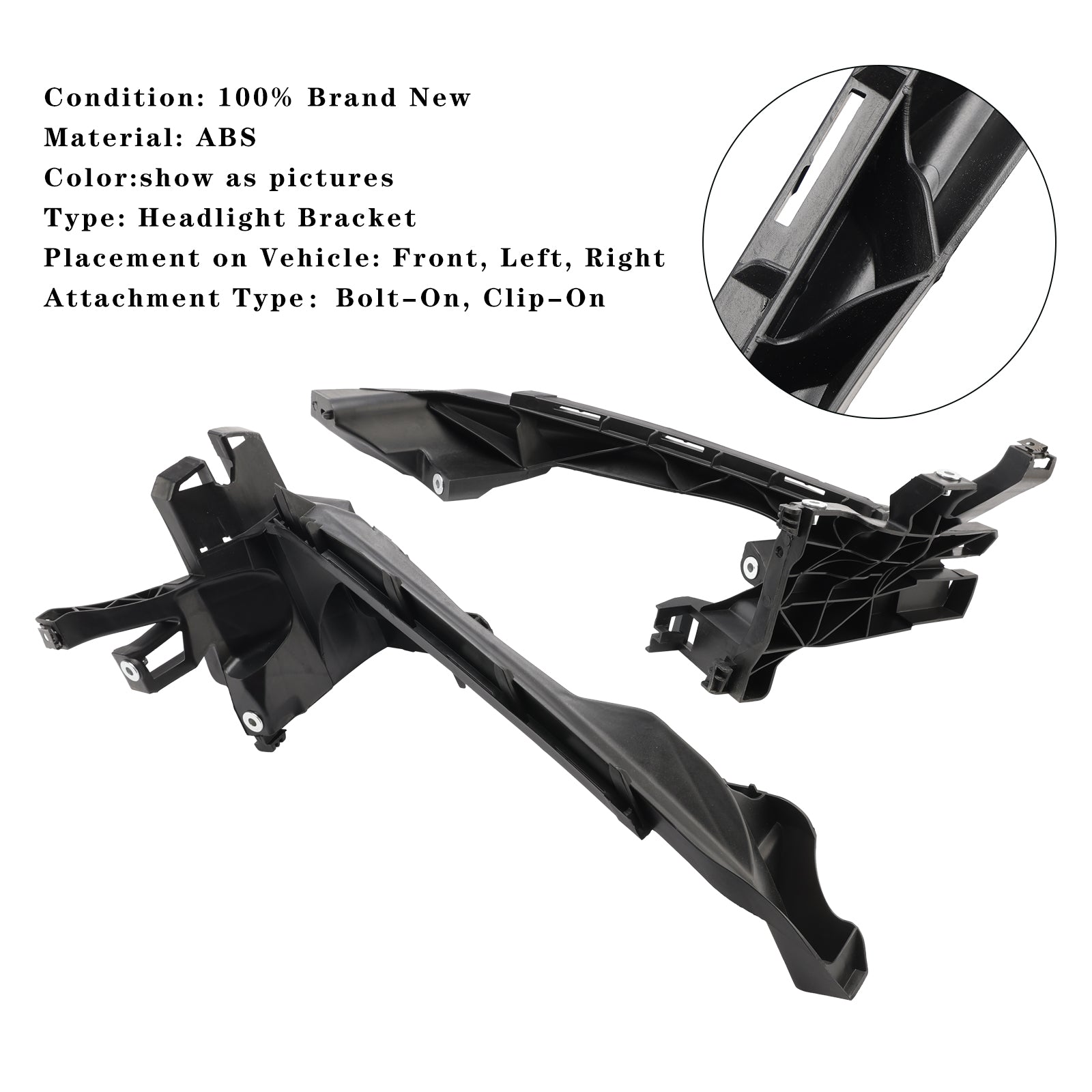 2019-2020 SQ5 Premium Headlight Bracket Set Left+Right 80A805608 80A805607
