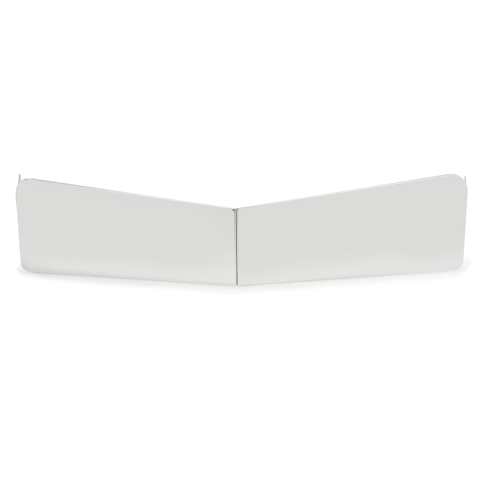 Flat Top Silvery Drop Visor For Peterbilt 377 378 379 335 386 388 389