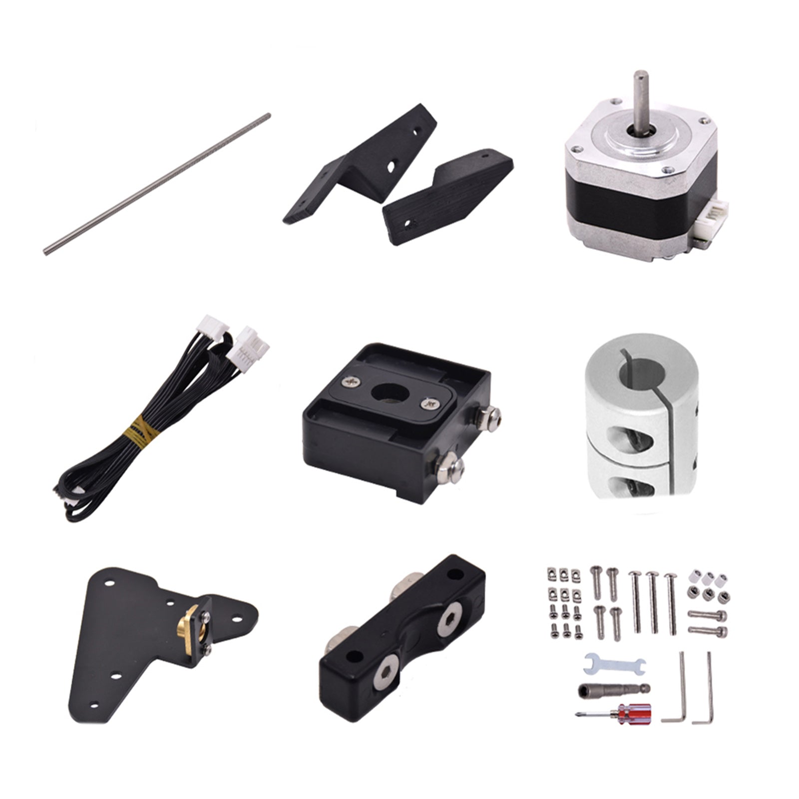 Ender-3 V2 3/3S/3pro 3D Printer Accessories Dual Z Axis Screw Upgrade Kit