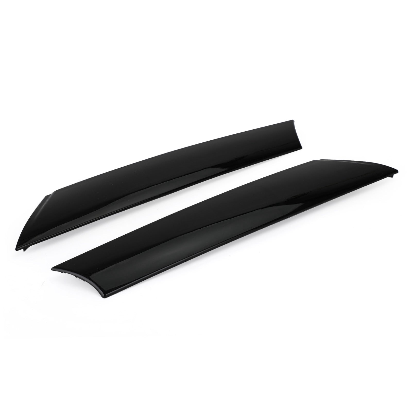 2009-2014 MINI Clubman R55 LCI Front A Pillar Black Windshield Post Trims 51137272583/84