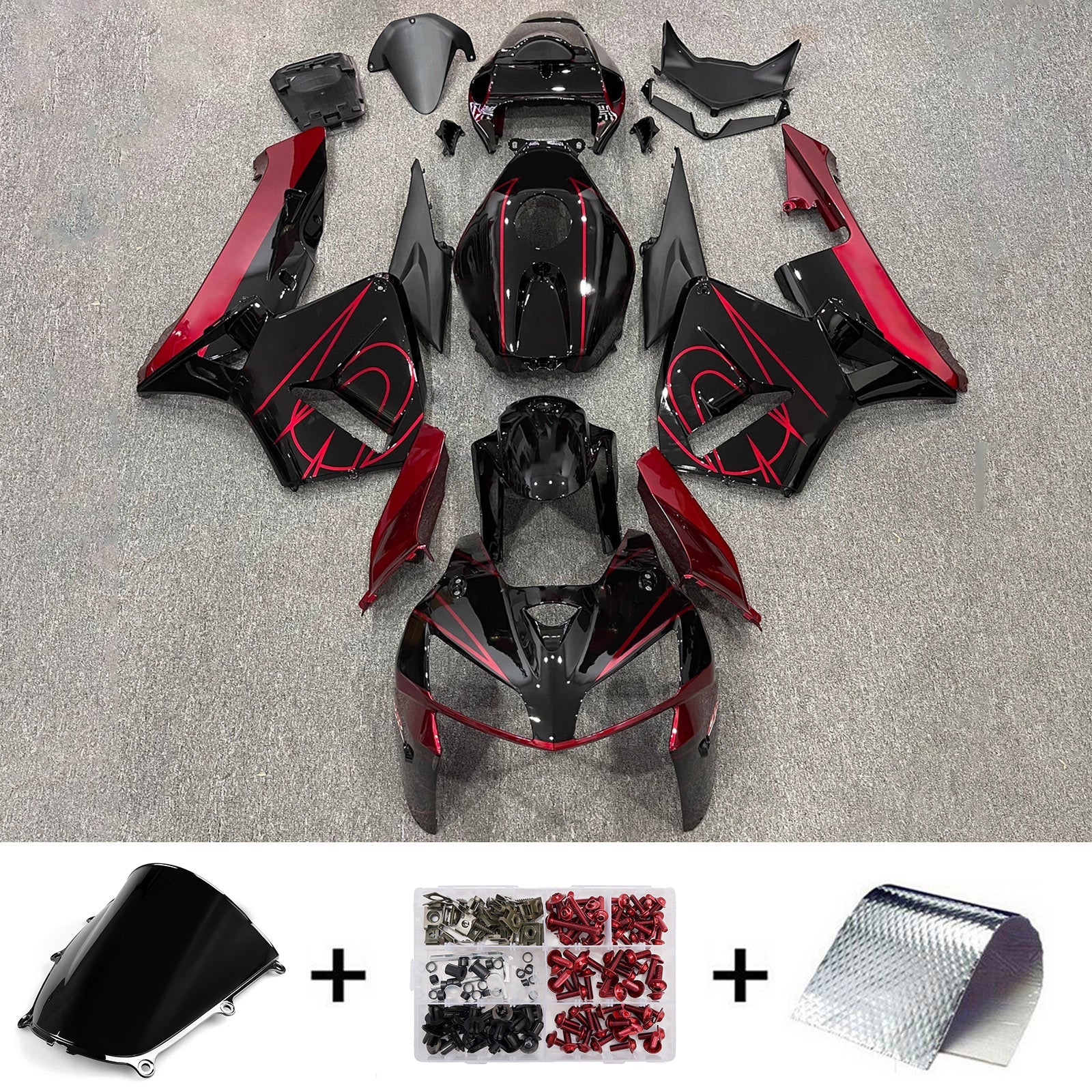 Injection Fairing Kit Bodywork Plastic ABS For Honda CBR600RR 2005-2006 F5
