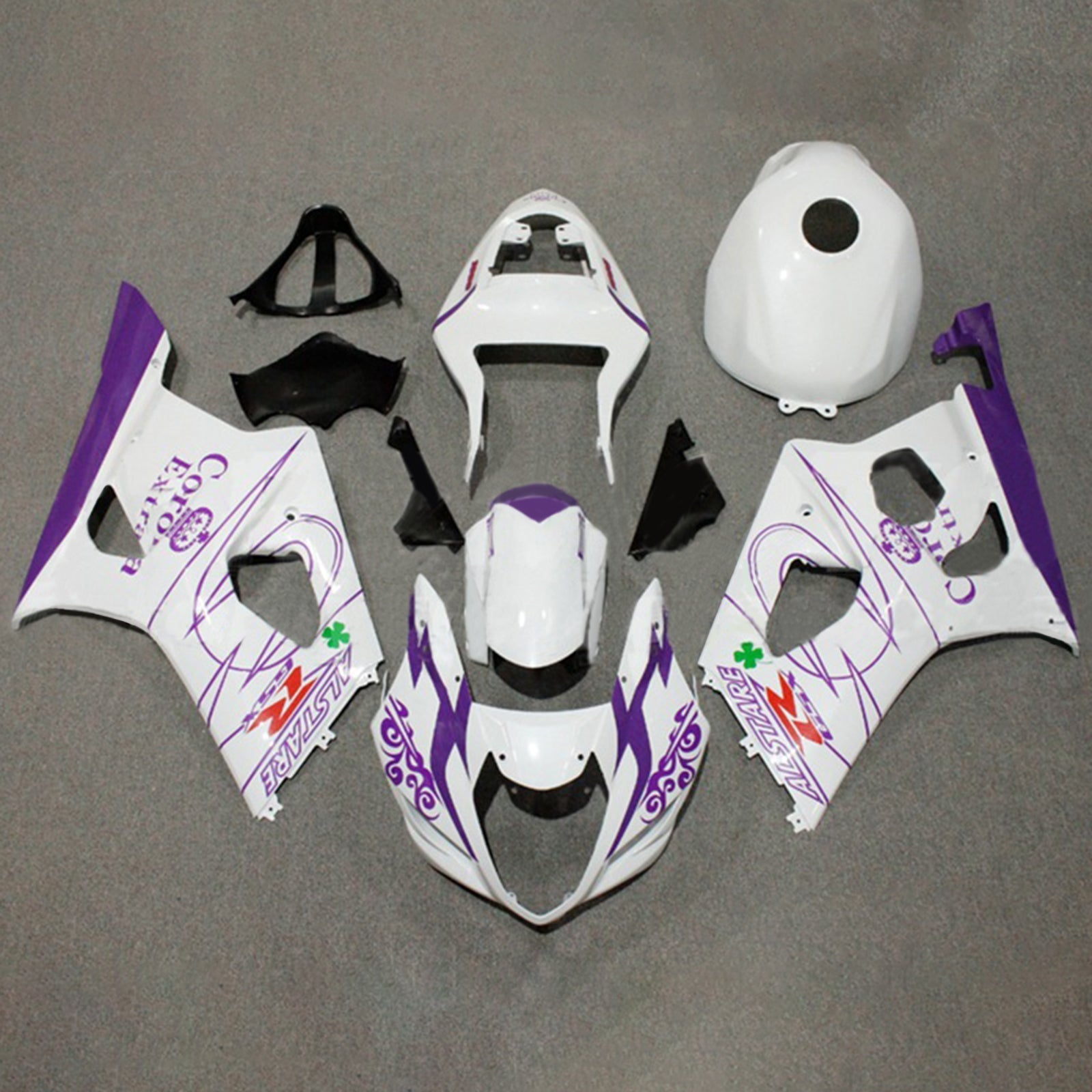 2003-2004 Suzuki GSXR1000 K3 Injection Fairing Kit Bodywork Plastic ABS