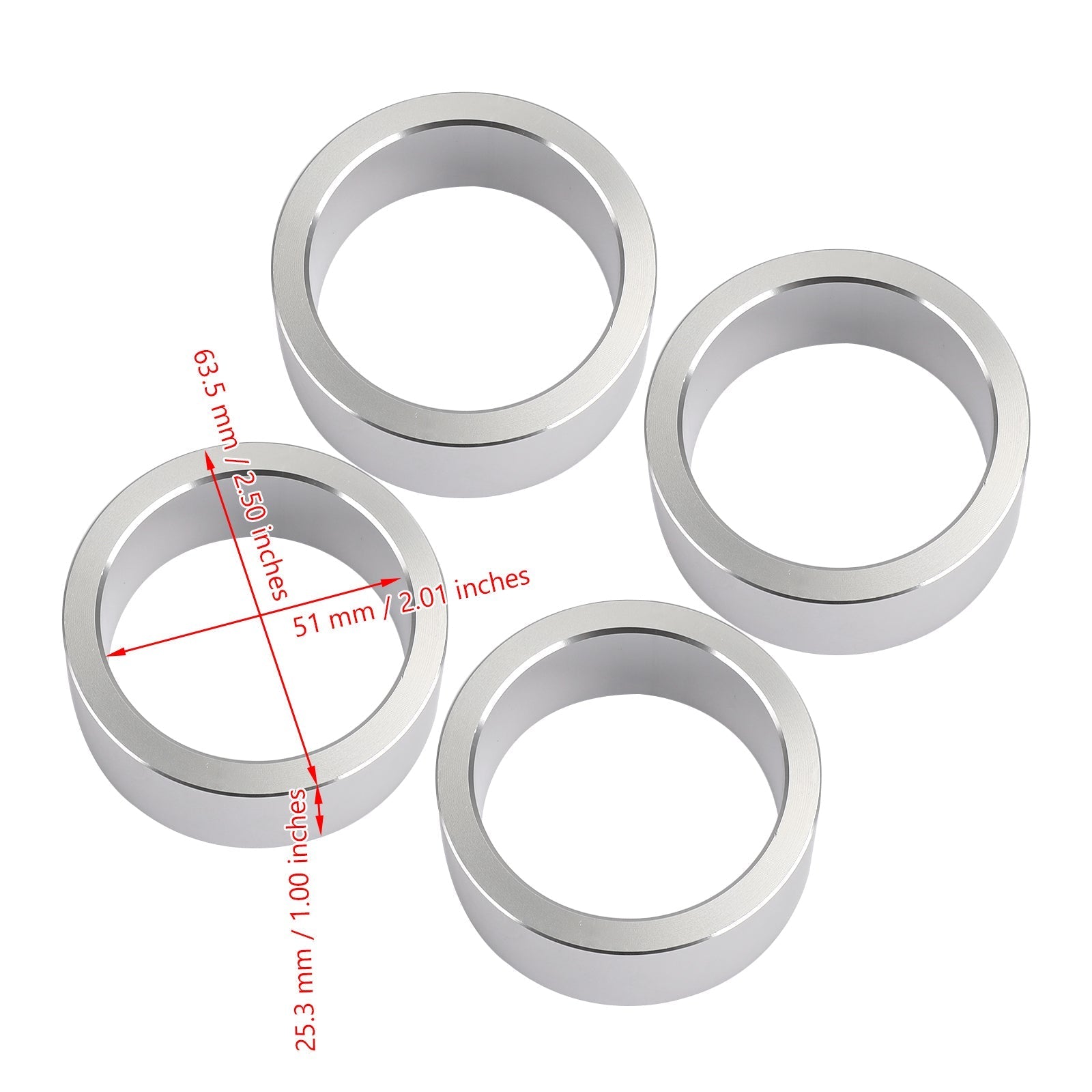 2.5" Honda Rancher Recon 230 250 300 350 400 420 ATV Lift Spacer Kit