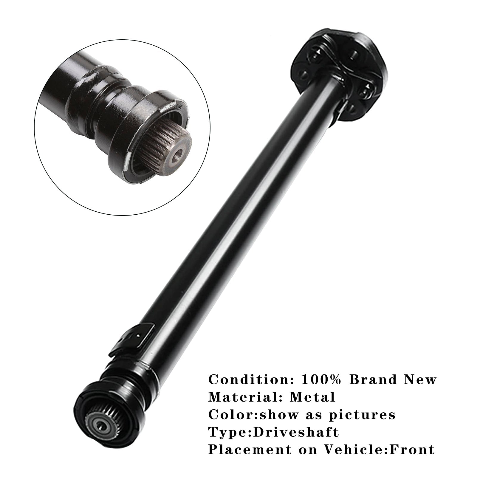 2003-2006 BMW X5 4.4I FORMULA 1 SPORT UTILITY 4-DOOR Front Drive Shaft 26207524371 A0180A0055 657055