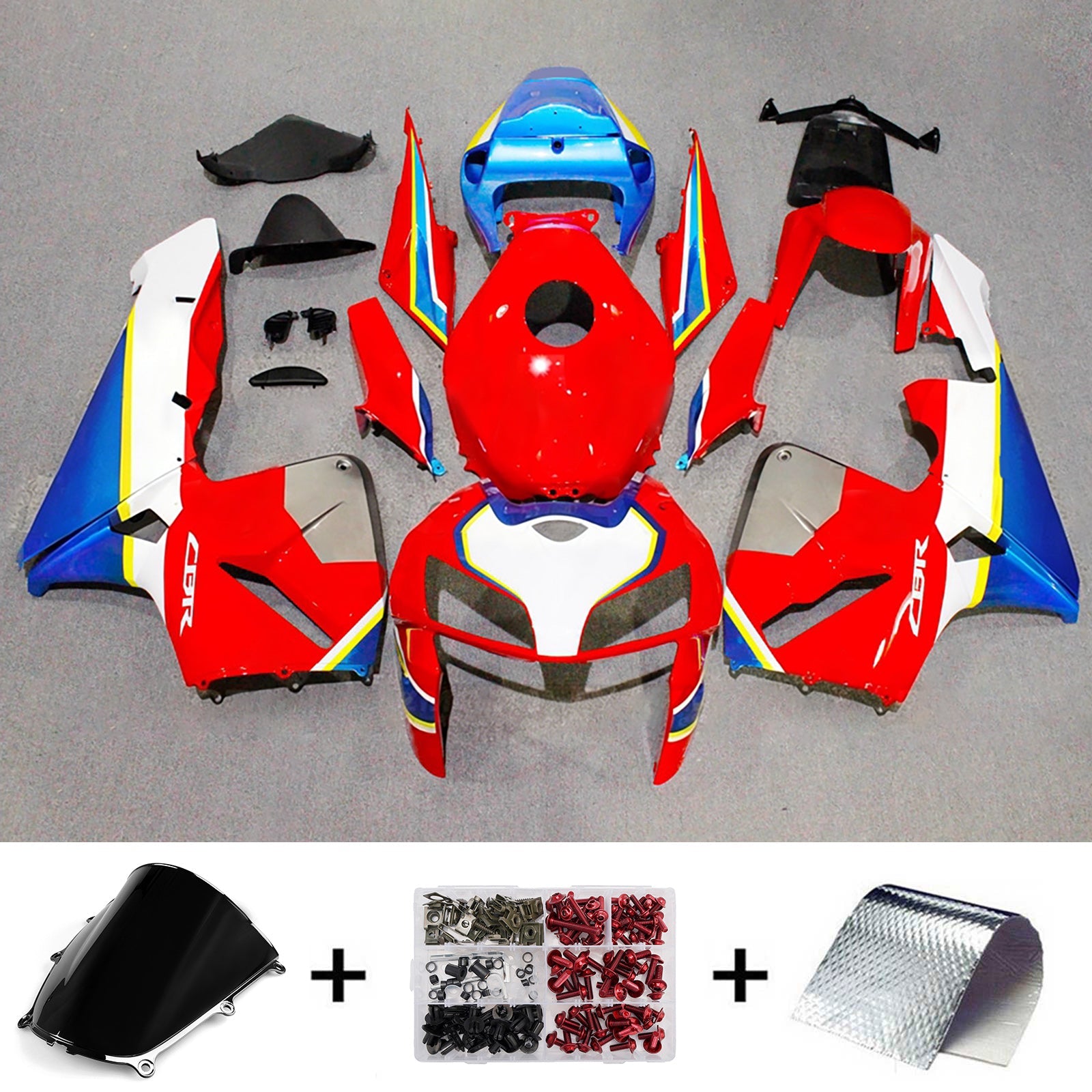Injection Fairing Kit Bodywork Plastic ABS For Honda CBR600RR 2005-2006 F5