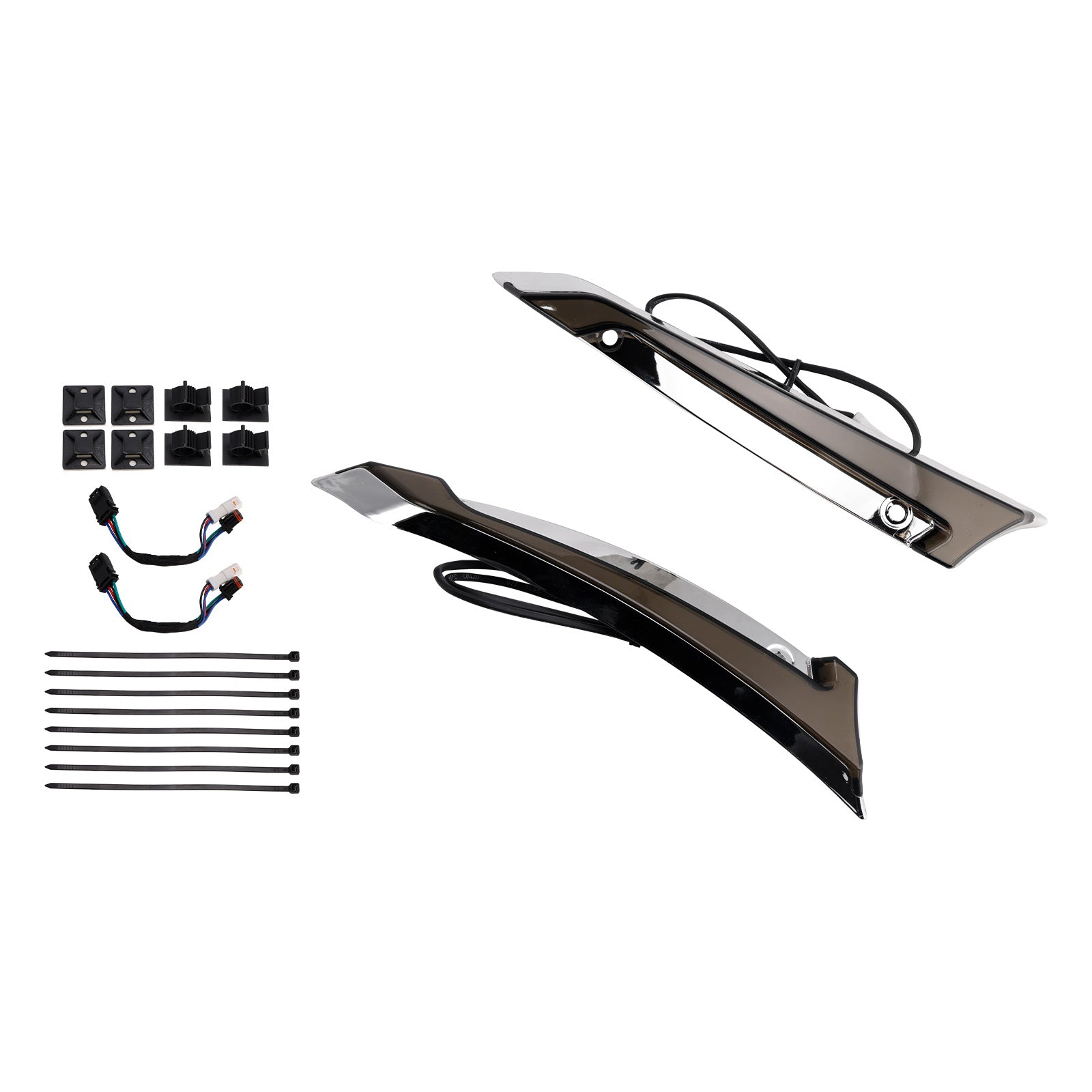 Windshield Trim LED Turn Signal Lights For Touring Road Glide 2014-2023