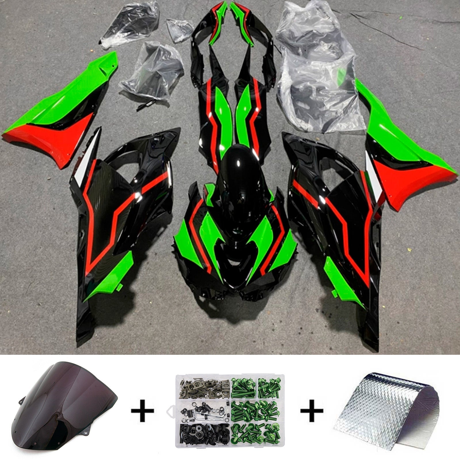 Injection Fairing Kit Bodywork Plastic ABS fit For Kawasaki ZX-6R 2024-2025