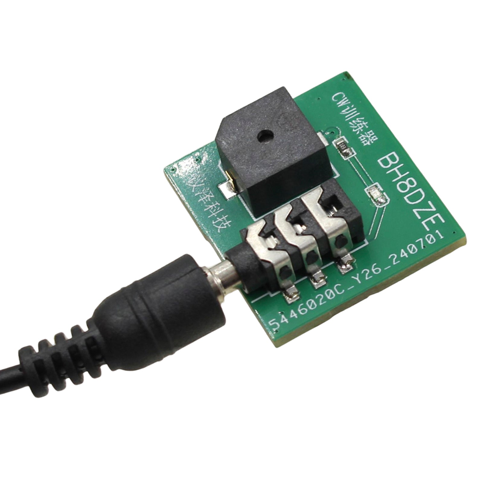 Morse Code Mini CW Trainer Hand Key Trainer Oscillator Button Battery Version