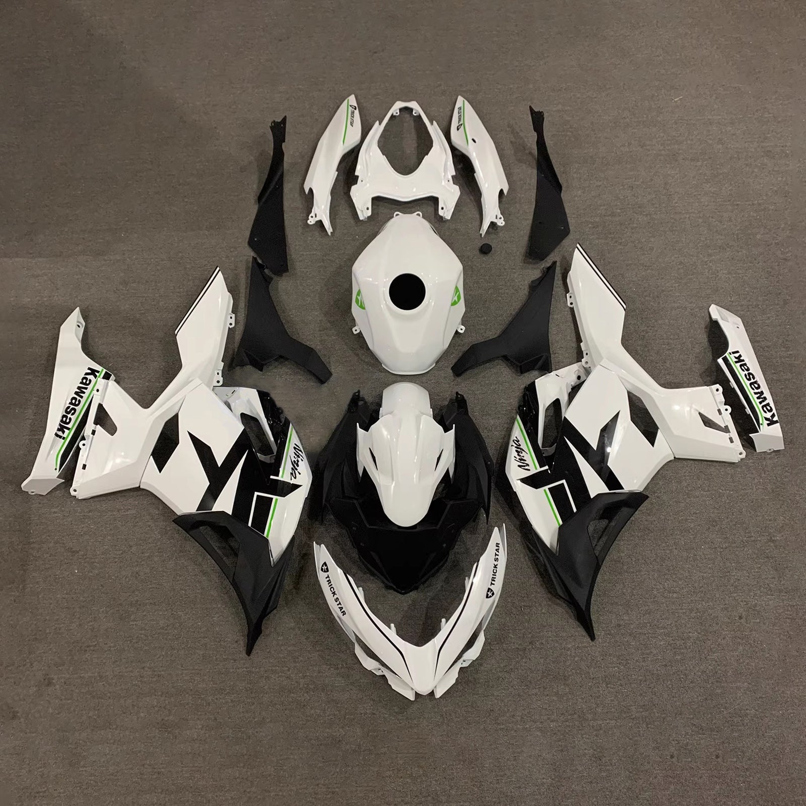Injection Fairing Kit Bodywork Plastic ABS fit For Kawasaki EX400 Ninja400 2018-2024