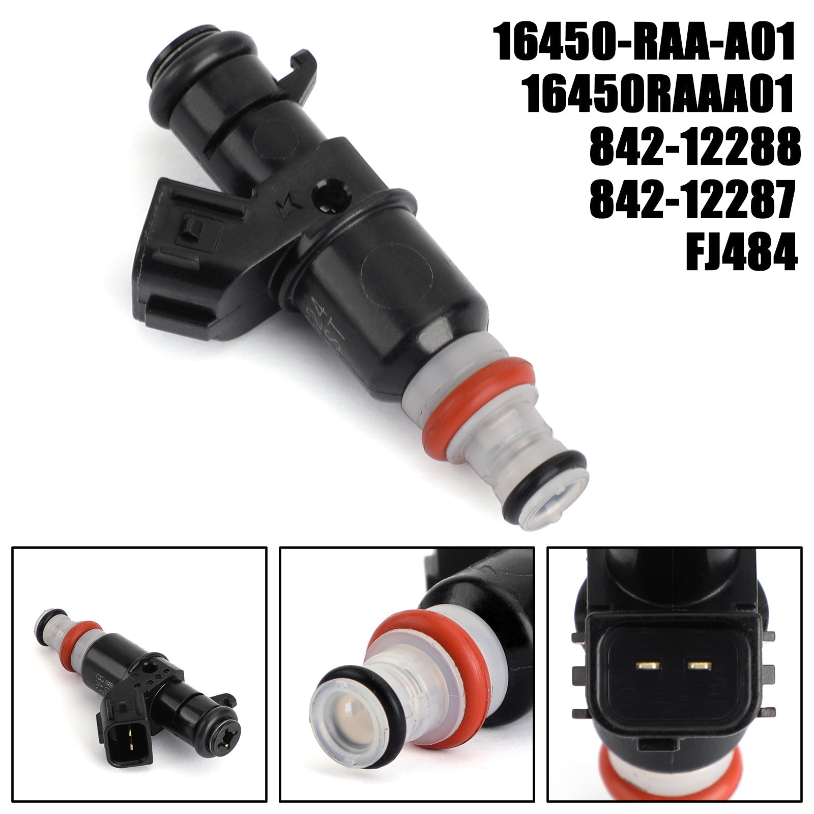1PCS Fuel Injector For 2003-2007 Honda Accord 2.4L 16450RAAA01 16450-RAA-A01 FJ484 842-12287 842-12288