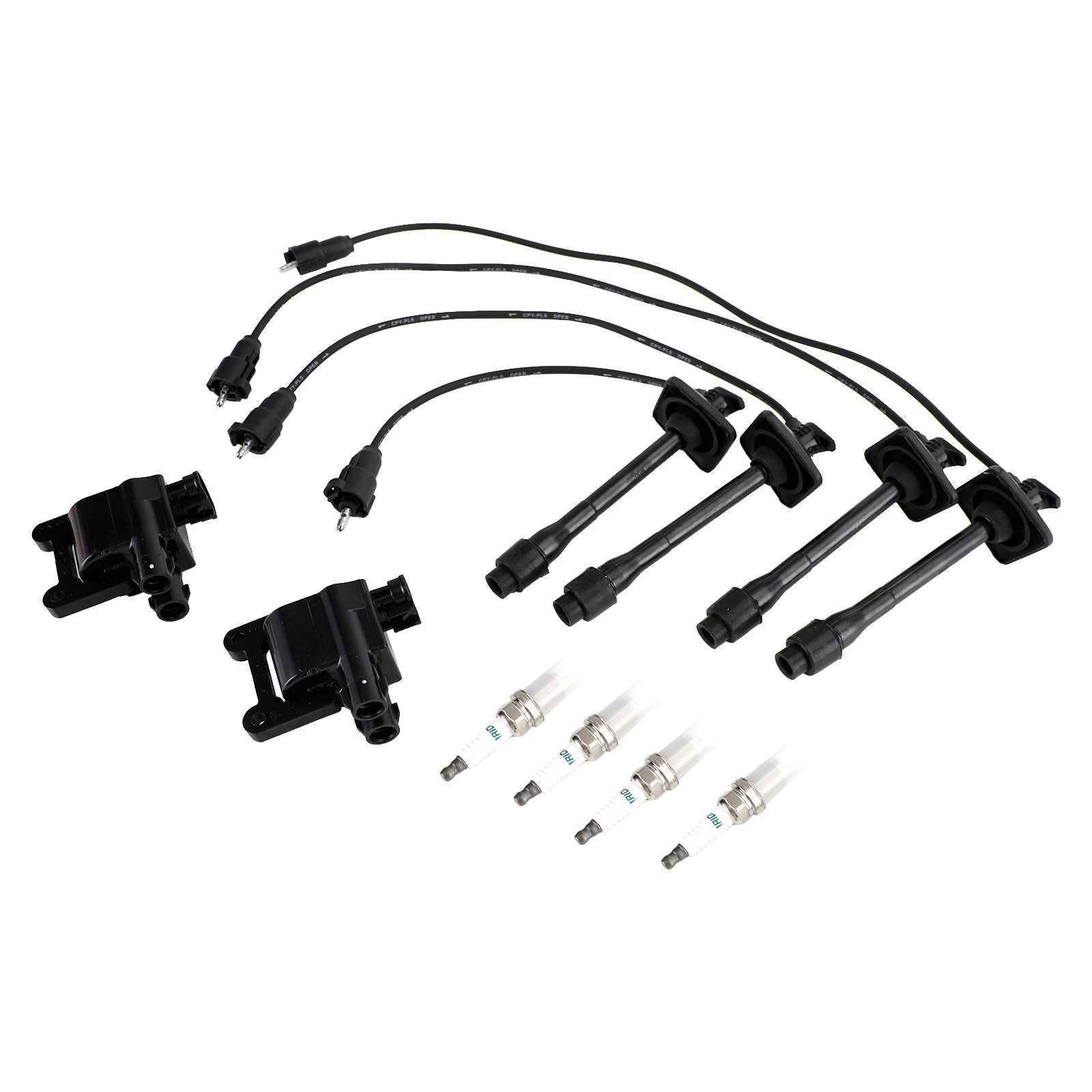1997-2001 Toyota Camry RAV4 2.2L L4 Ignition Coil+Wire+Spark Plug Kit UF180 7805-3109-7808-3168A 90080-91110