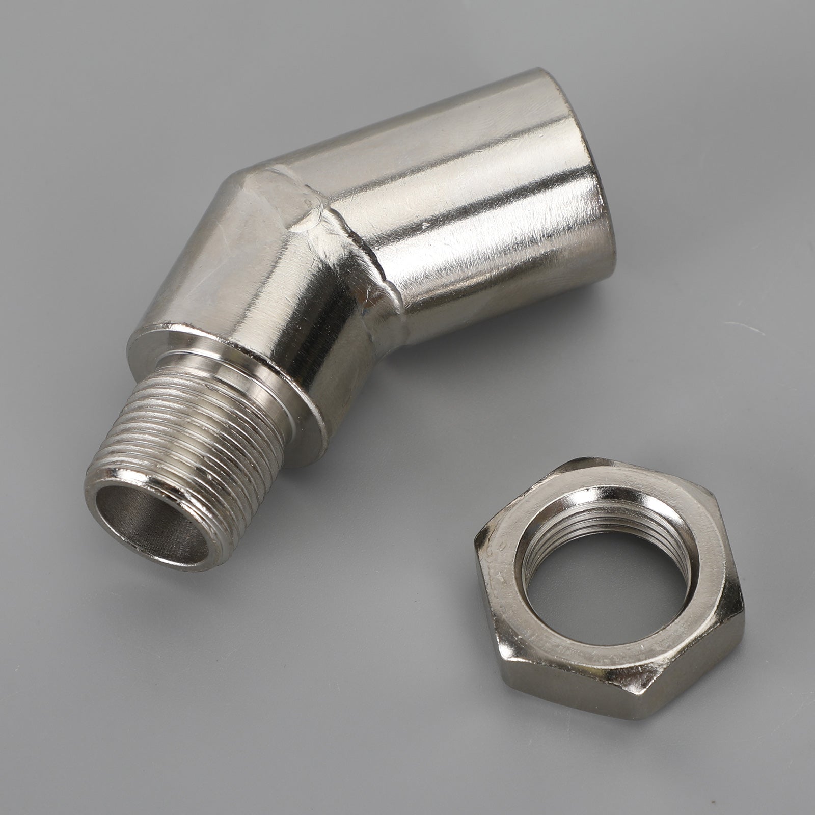 M18 X 1.5 Catalytic Converter 135 Degree CEL Oxygen Sensor Extender Adapter Spacer
