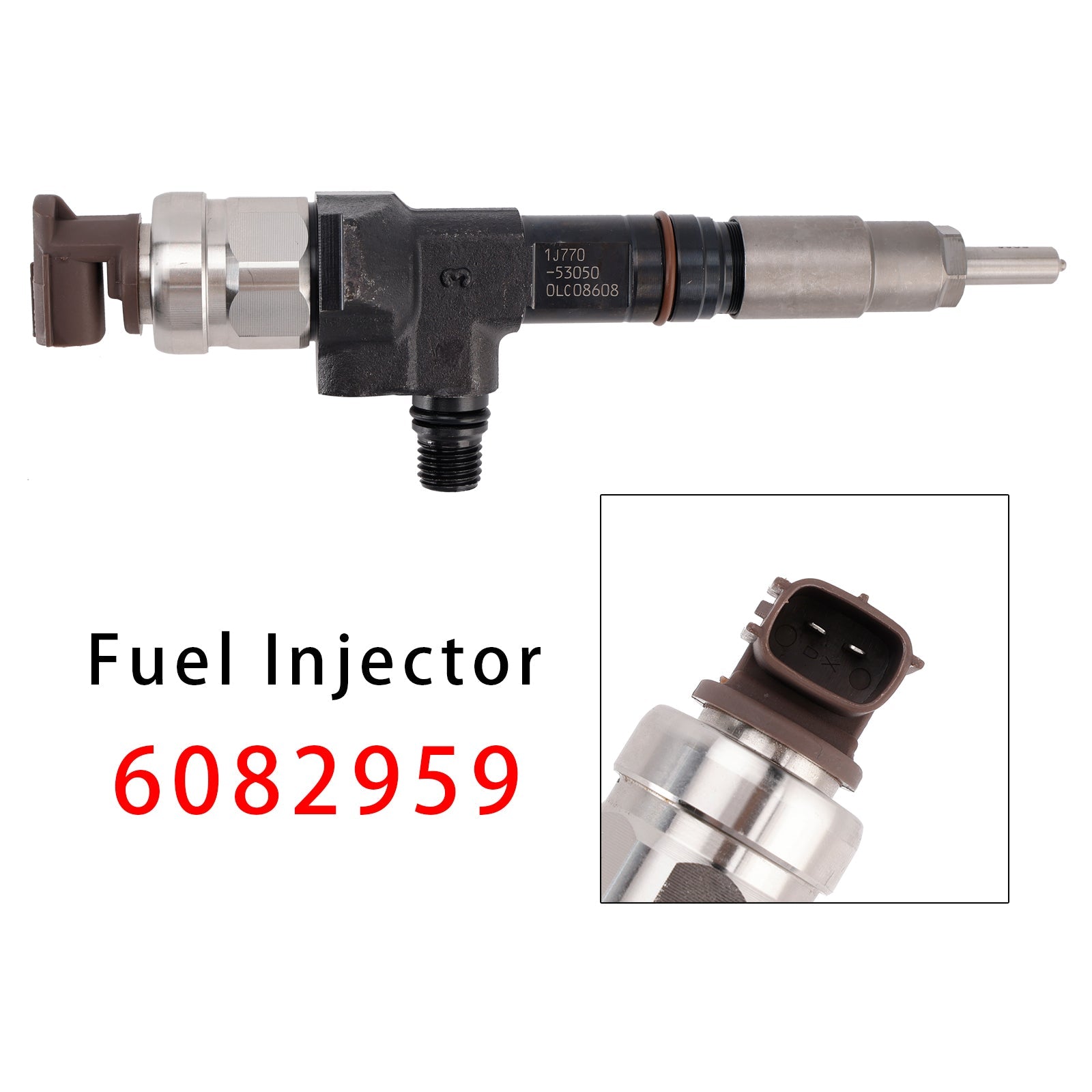 Fit For Caterpillar CAT Multi Terrain Loader 257D 257D3 277D 287D 1Pcs Fuel Injector C3.3B Engine 608-2959