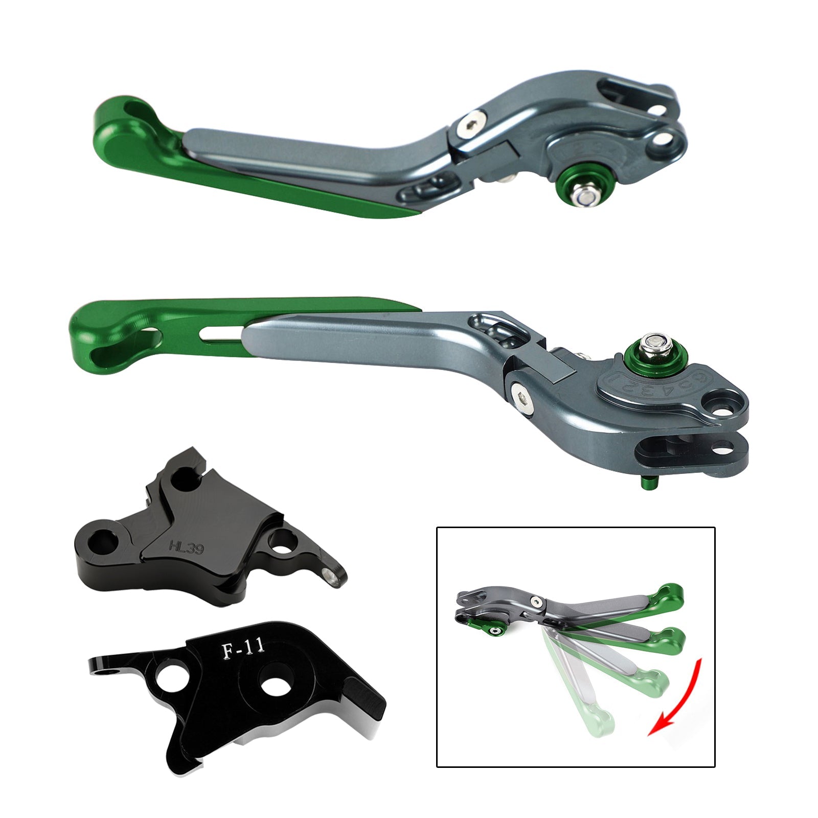 2021-2022 CFMOTO 700CL-X Sport Adjustable Clutch Brake Lever