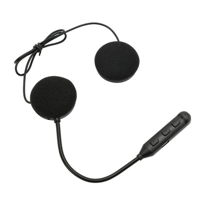 Universal Speaker Player Helmet Bluetooth Earphone Headset Black For Motorcycle